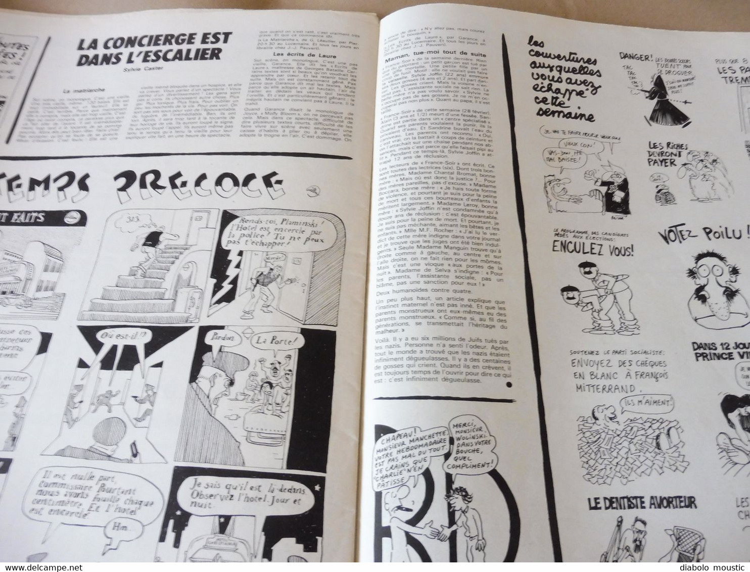 1978 Le SMIC à 2400 € ;   Louise la pétroleuse.................Etc  (Charlie Hebdo)