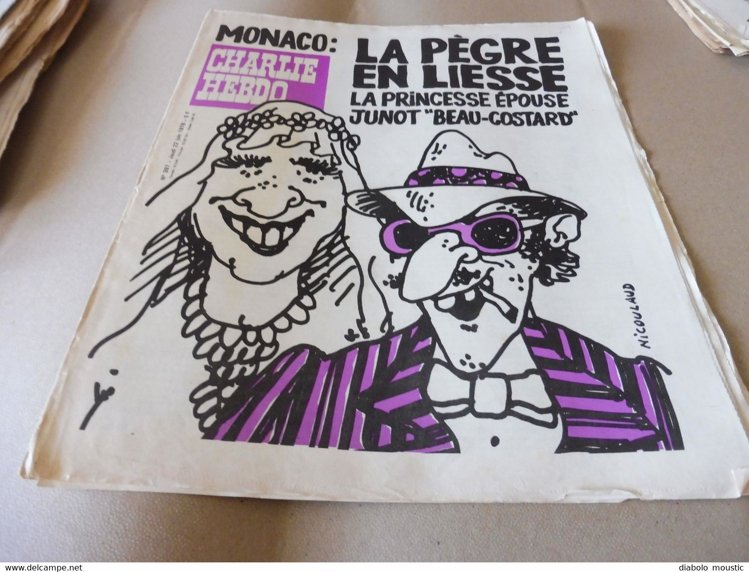 1978 MONACO : La Pègre En Liesse .................Etc  (Charlie Hebdo) - Humour