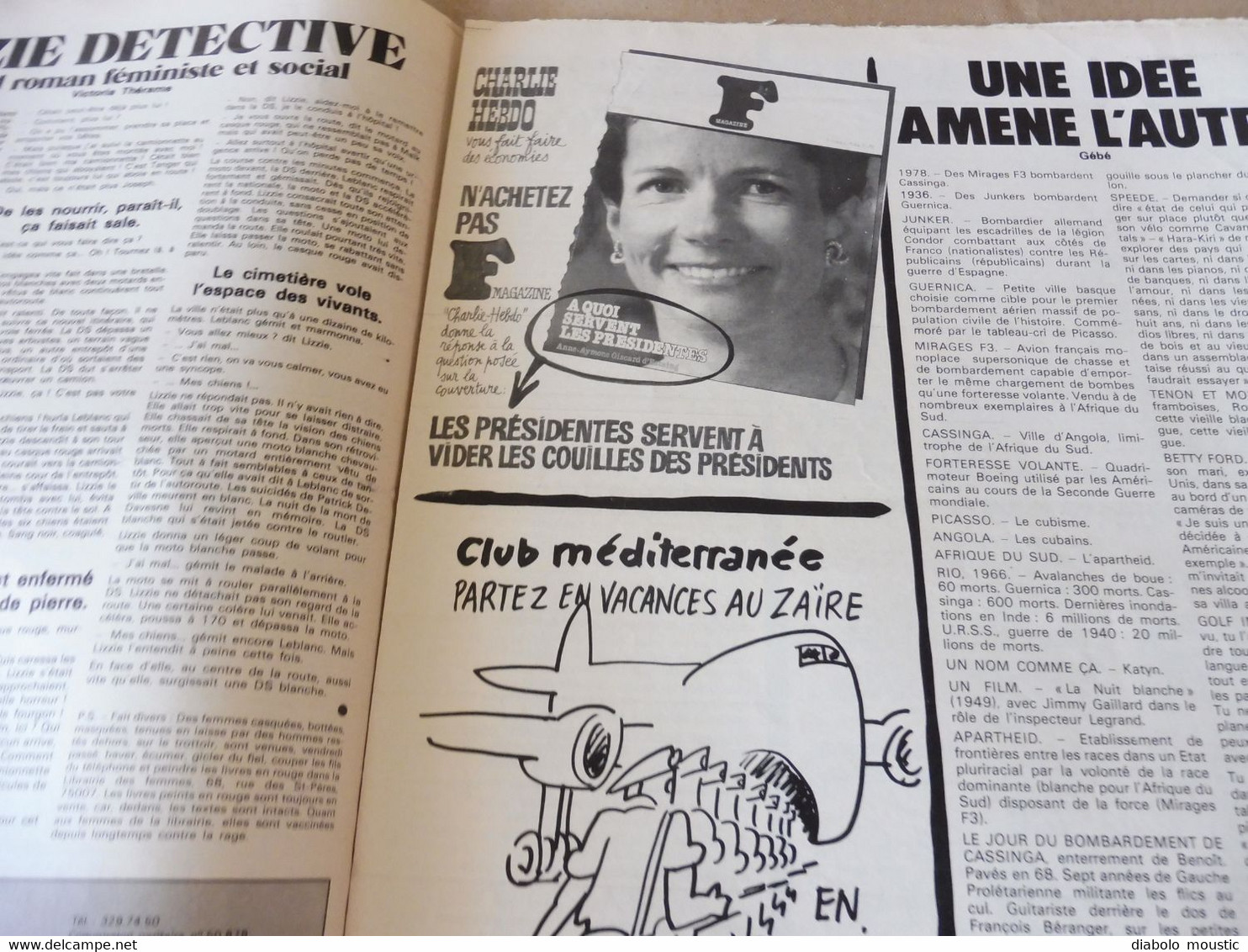 1978 Ce Qu'il Leur Faudrait, C'est Un Bon Fascisme (suite)................Etc  (Charlie Hebdo) - Humor
