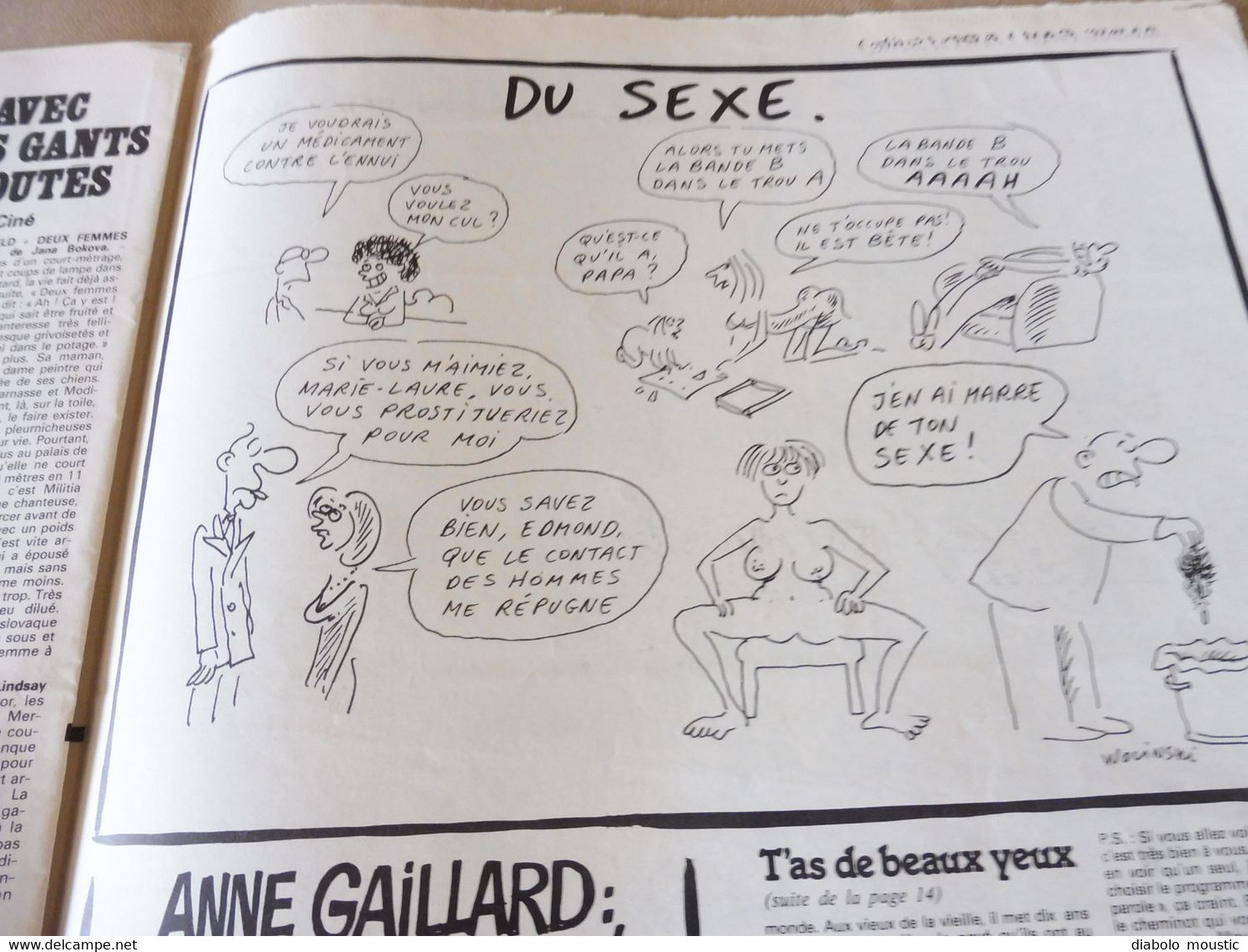 1978 Ce qu'il leur faudrait, c'est un bon fascisme (suite)................Etc  (Charlie Hebdo)