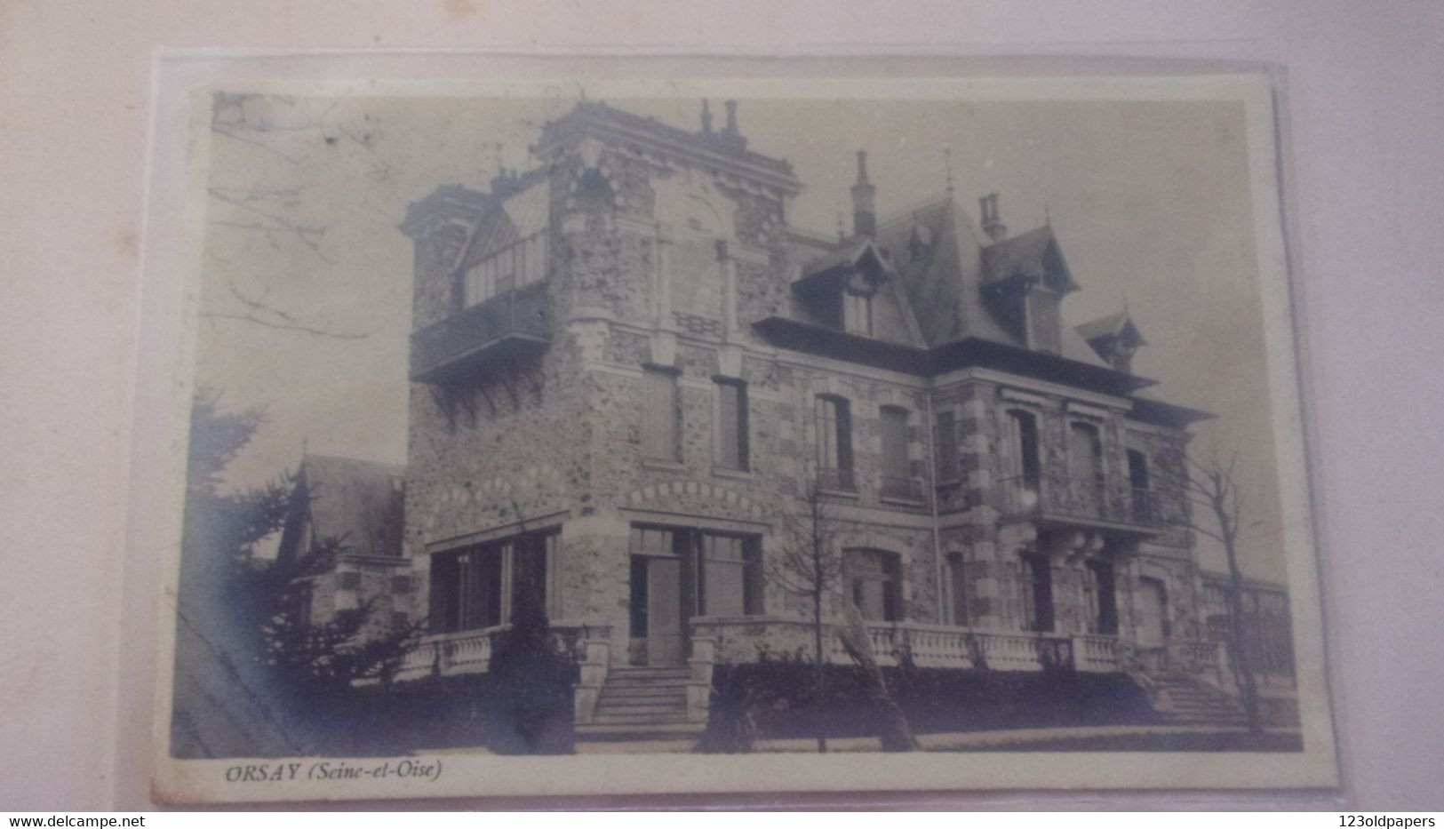 91 CARTE PHOTO ORSAY VILLA  1903 - Orsay