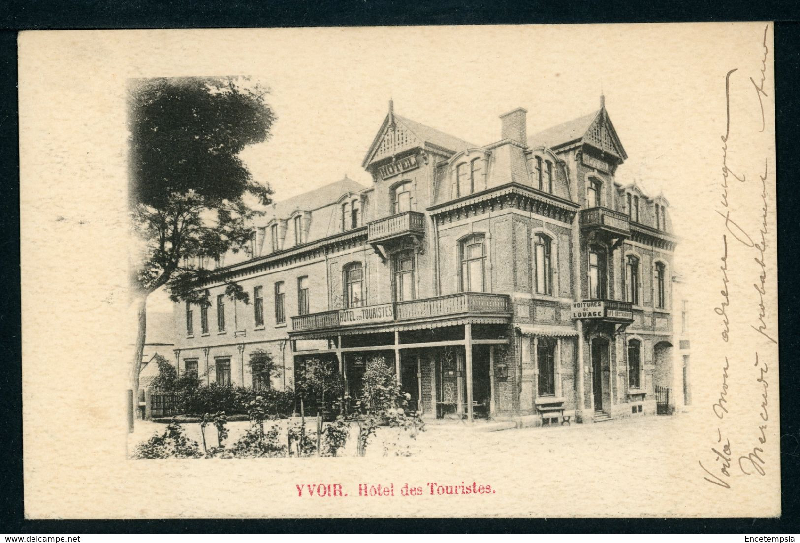 CPA - Carte Postale - Belgique - Yvoir - Hôtel Des Touristes - 1901 (CP20991OK) - Yvoir
