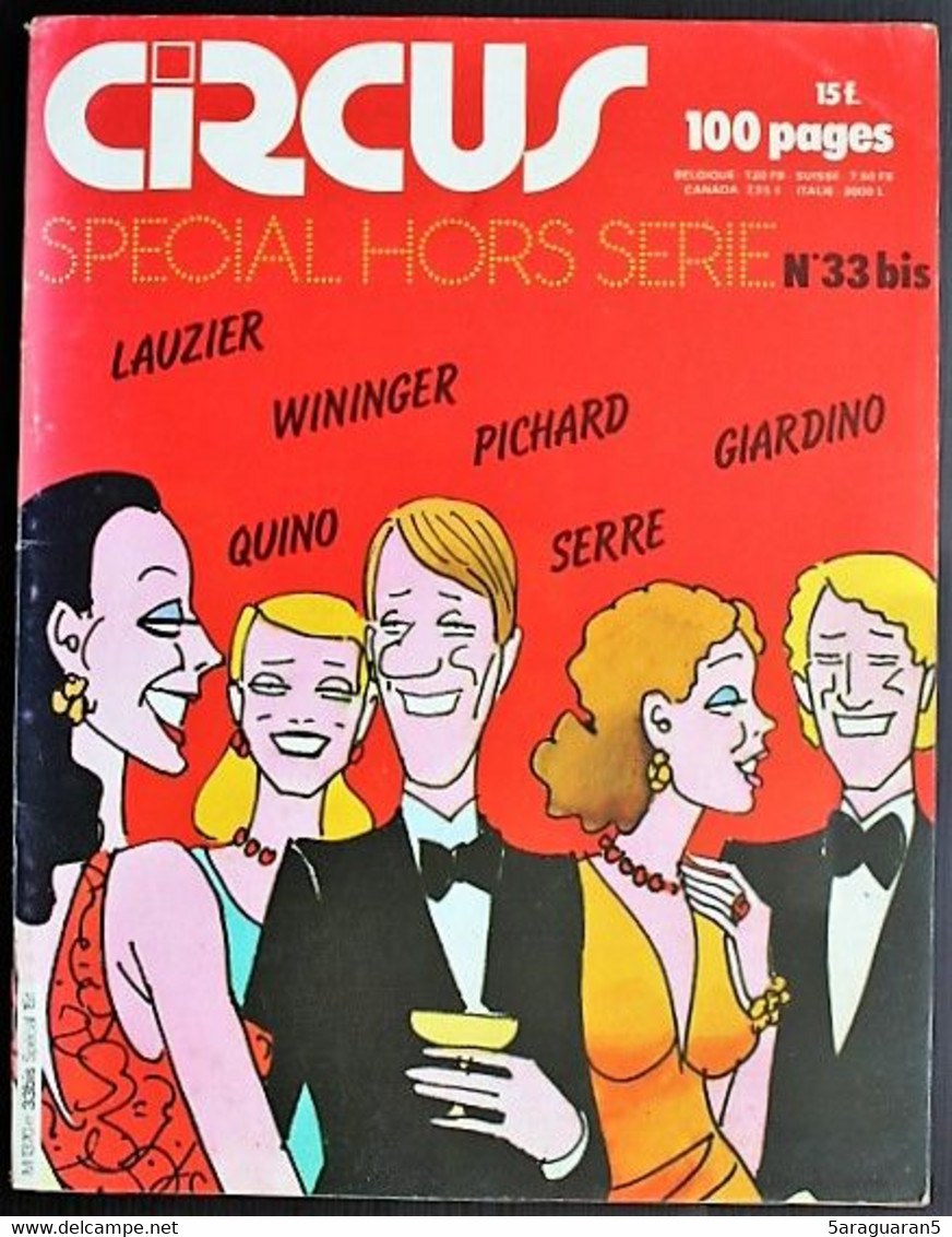 MAGAZINE Circus - N°033 Bis - Hors Série N°1 - 1980 - Circus