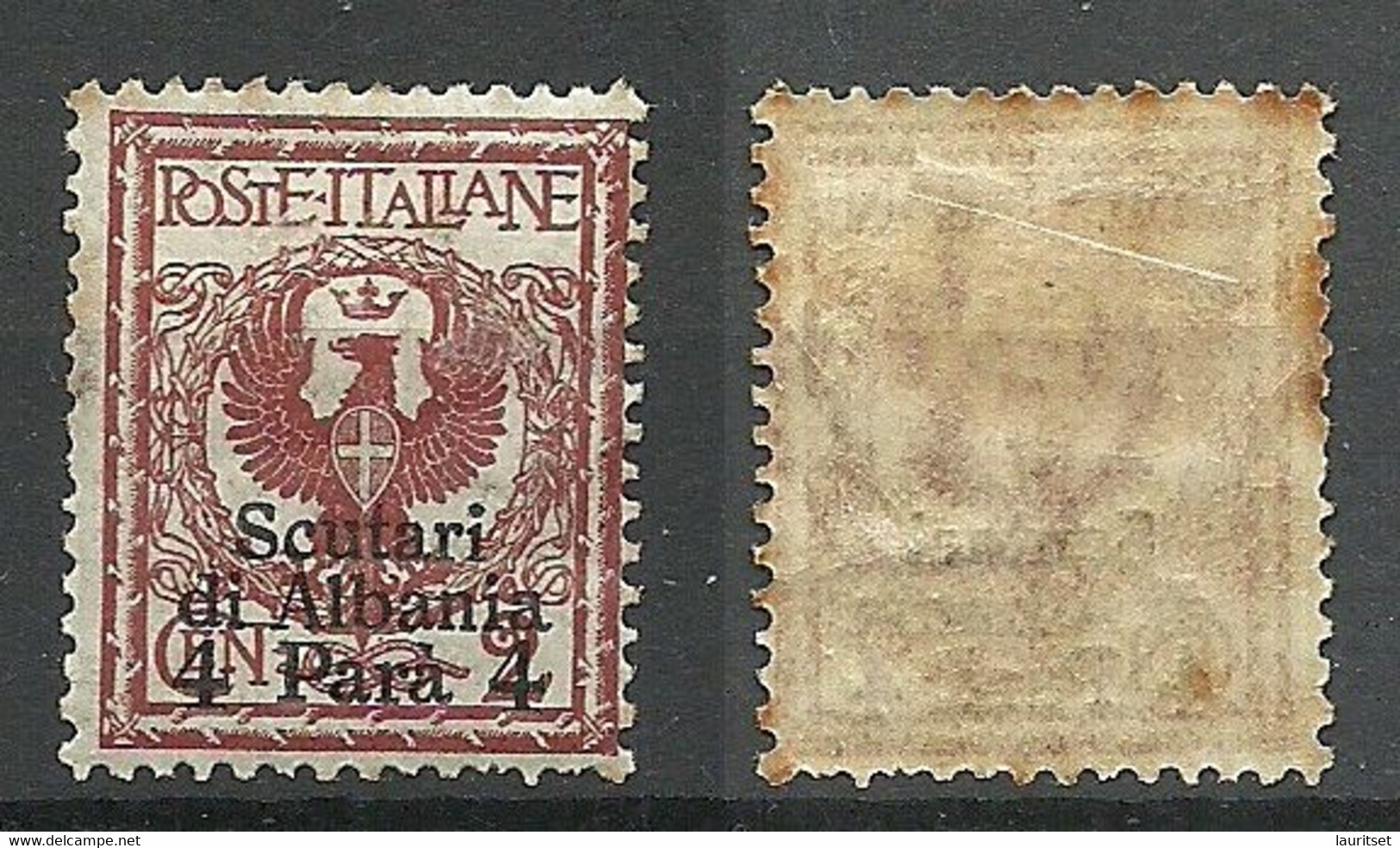 Italia Italy In Albania 1915 MIchel 31 * NB! Rusty Spots! - Albania