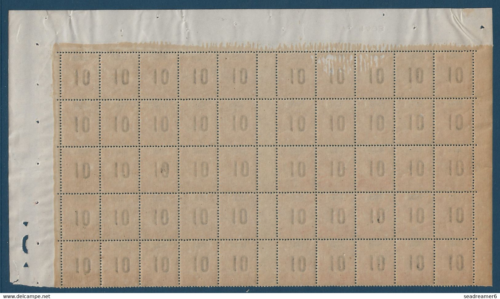 Colonies Groupe Grande Comore Feuille Interpanneau N°26/26Aa**/* Sans Millésime 1 Variété 1 & 0 Espacé Case 36 TTB - Unused Stamps