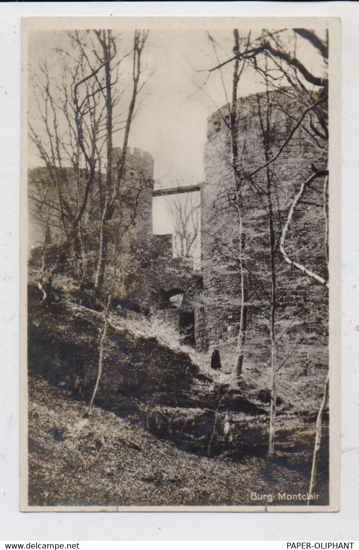 6642 METTLACH, Burg Montclair, 1933, Verlag Hartmann - Kreis Merzig-Wadern