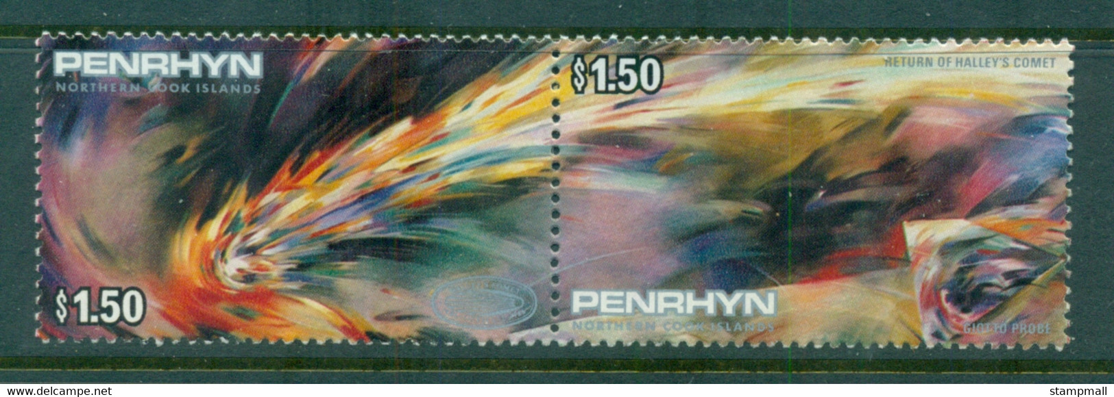 Penrhyn Is 1986 Halley's Comet MUH - Penrhyn