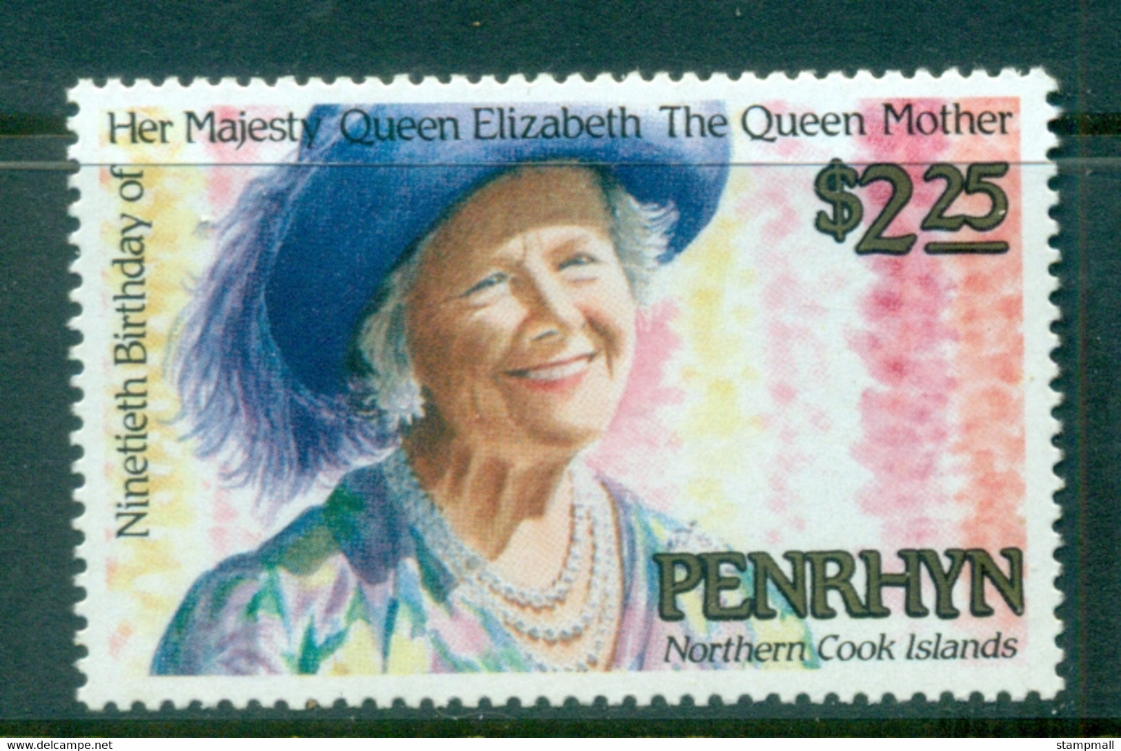 Penrhyn Is 1990 Queen Mother 90th Birthday MUH - Penrhyn