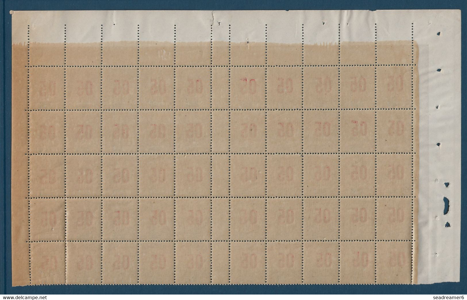 Colonies Groupe Comore Feuille Interpanneau N°25/25Aa**/* Sans Millésime Variétés Espacés,grosse Tete Case 5 10 & 35 TTB - Unused Stamps