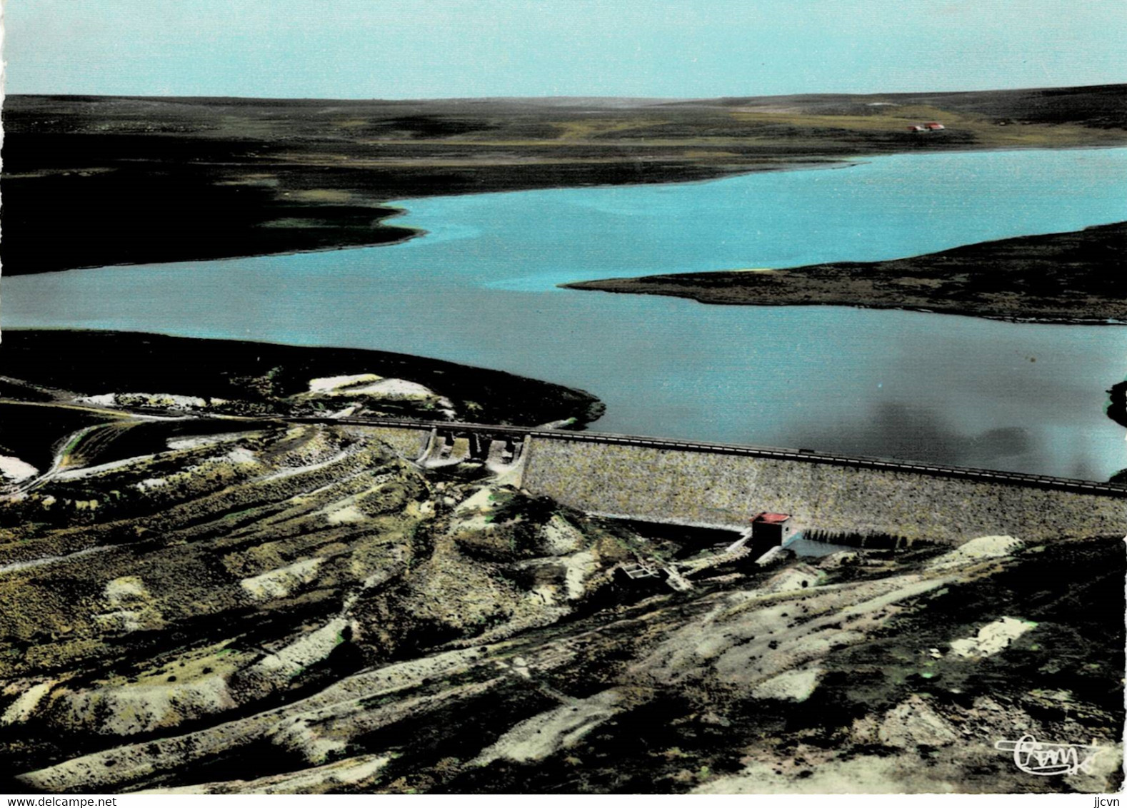 "/"48 - Lozère - Châteauneuf De Randon - Barrage De Charpal - (CPSM) - Chateauneuf De Randon