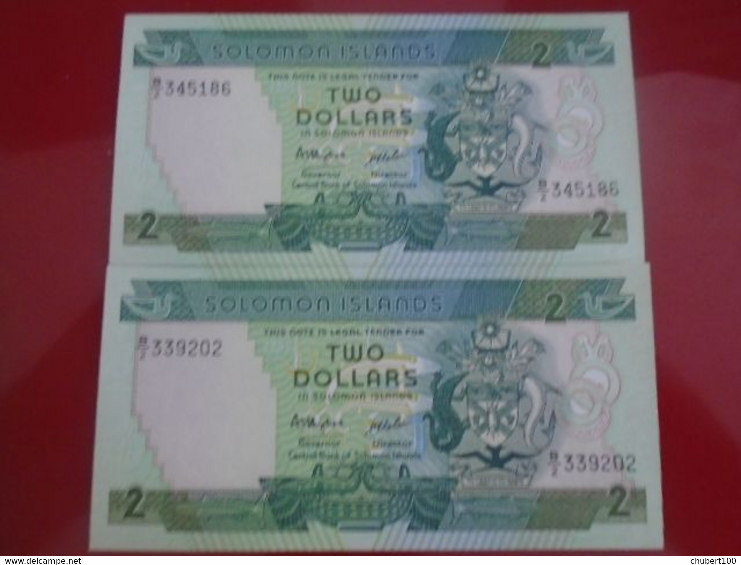 SOLOMON , P 13 + 19,  2 + 5 Dollars , ND 1986 1997  ,  UNC Neuf,  3 Notes - Isla Salomon