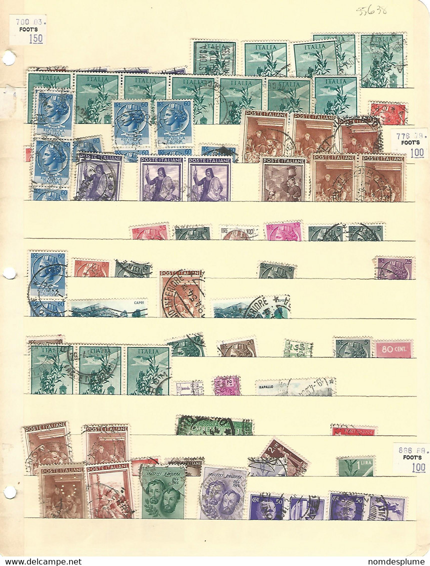 55638 ) Collection   Italy Postmark - Lotti E Collezioni