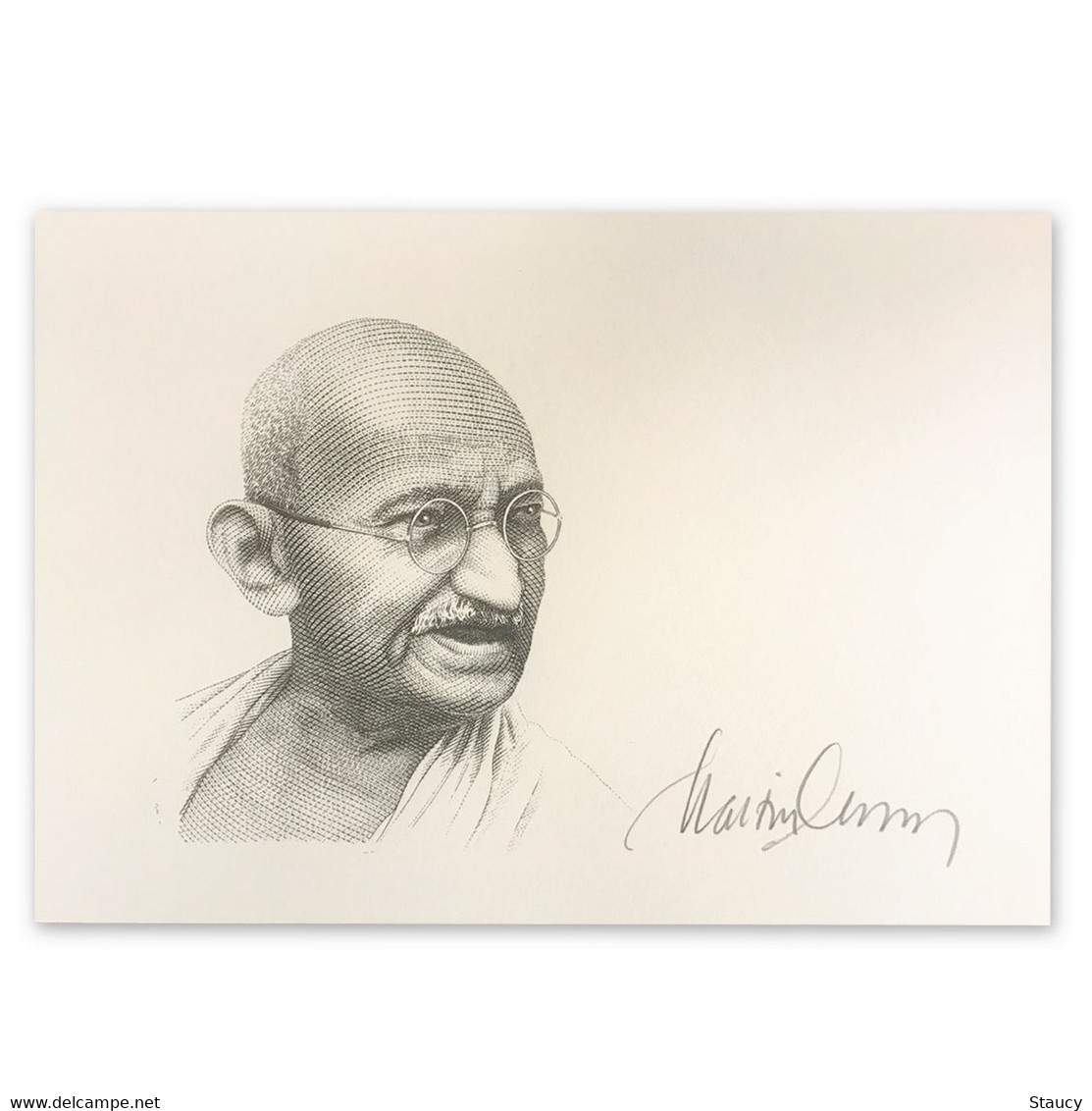 UN United Nations 2019-150th Birth Anniversary Of Mahatma Gandhi - Proof Signed By Artist With FDC Ex Rare 100% Original - Lettres & Documents