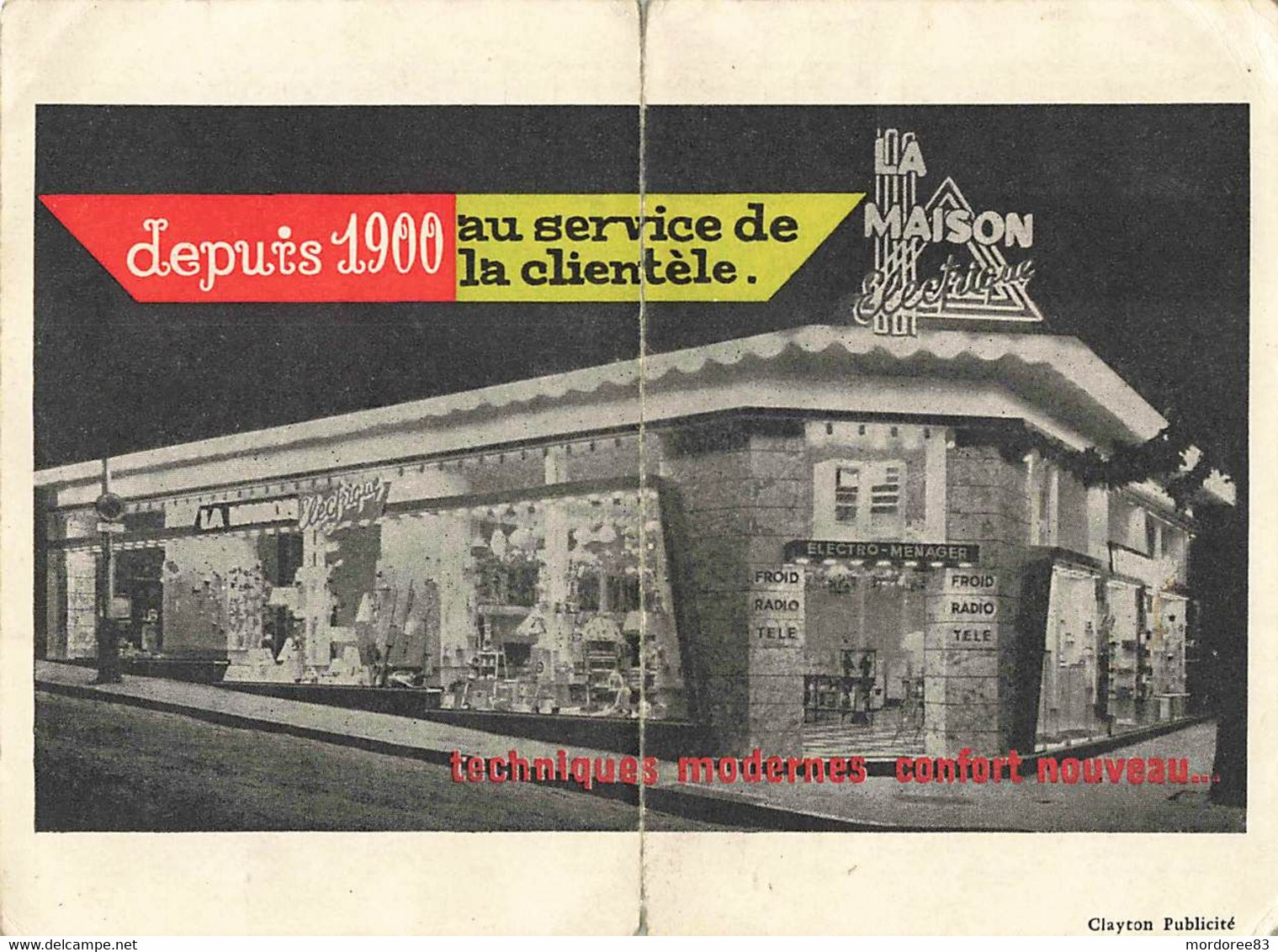 CALENDRIER 1961 LA MAISON ELECTRIQUE - Petit Format : 1961-70