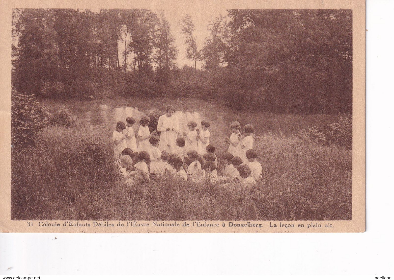 Dongelberg - Colonie D'enfants Débiles - La Leçon En Plein Air - Jodoigne