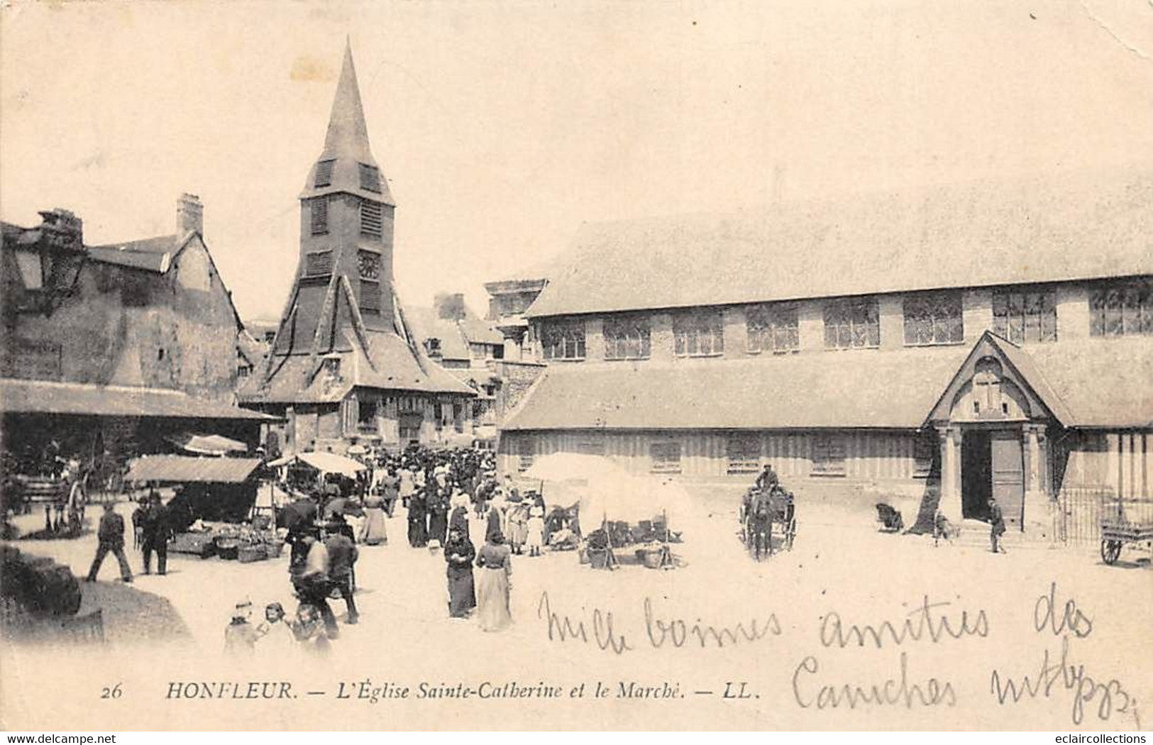 Honfleur           14       Eglise Sainte Catherine  Place Du Marché    LL 26   (voir Scan) - Honfleur