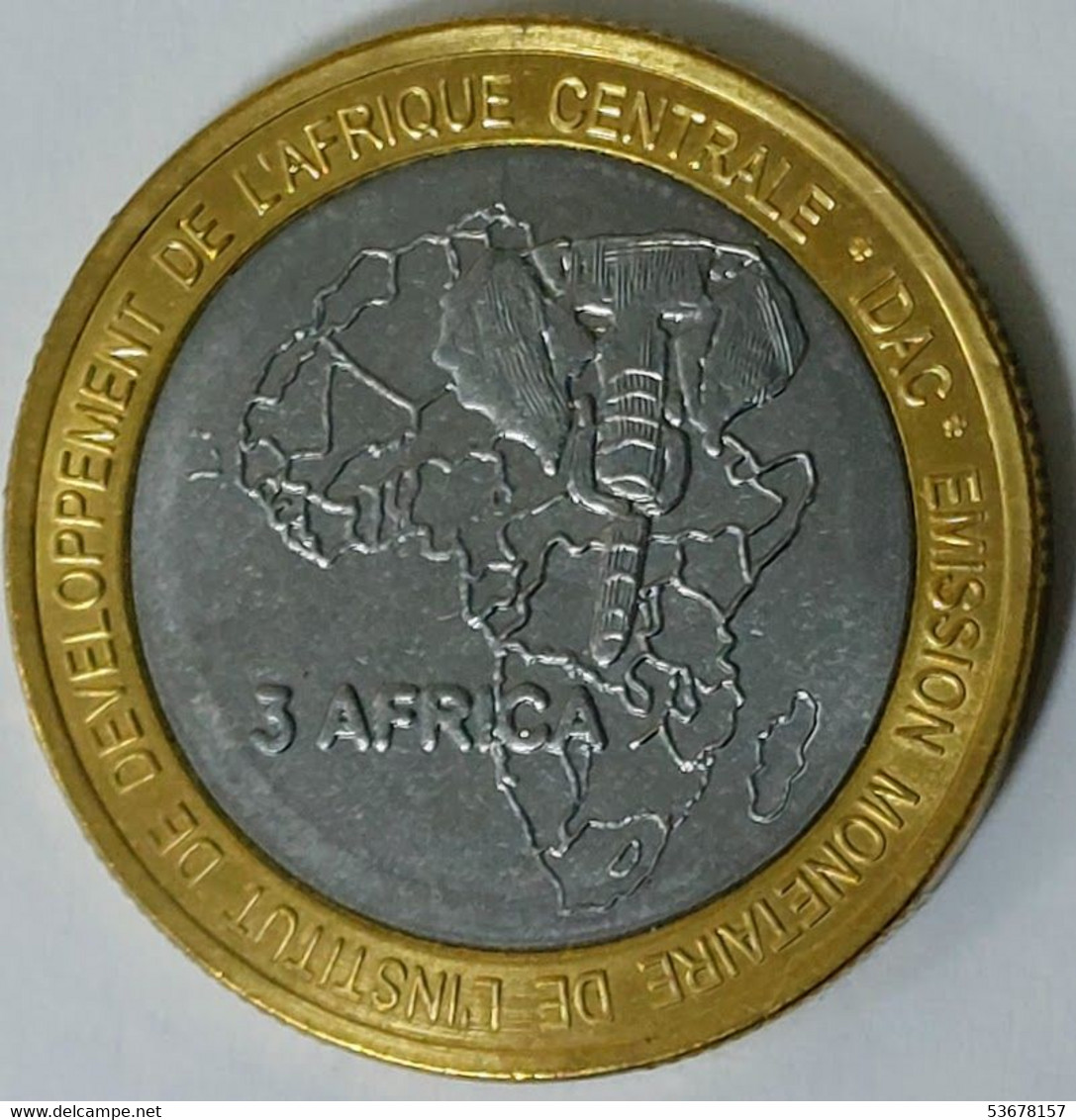 Cameroon - 4500 CFA Francs (3 Africa), 2007, X# 32, Pope John Paul II (Fantasy Coin) (1236) - Kameroen