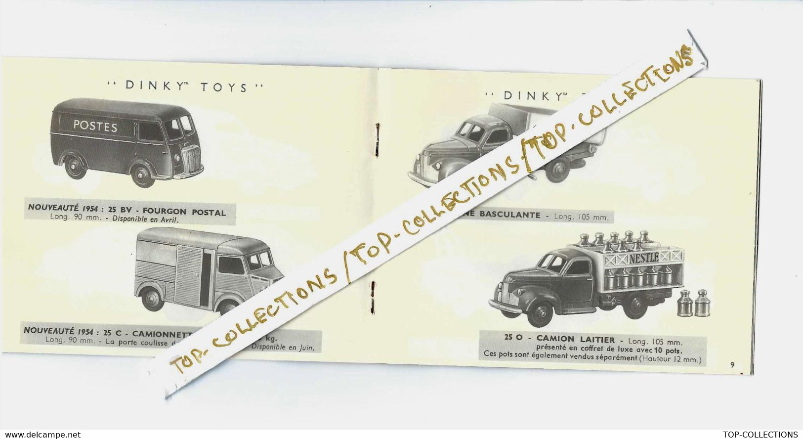 Jeux Jouets Automobile Camions   Catalogue DINKY TOYS 1954 (éditions Atlas 2008) - Publicités