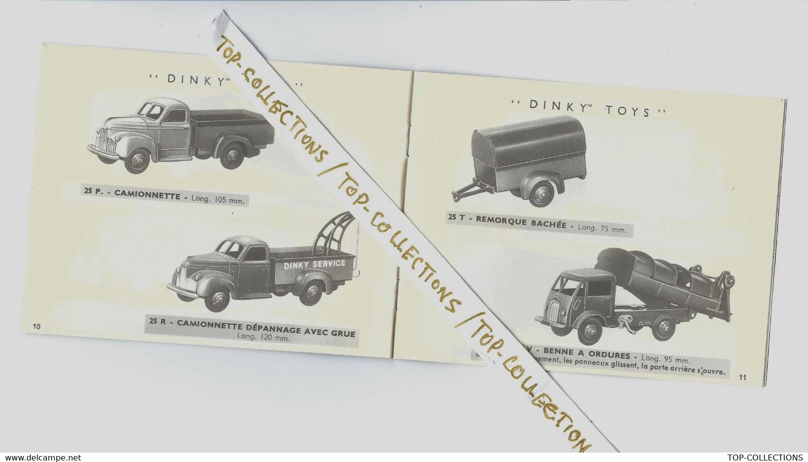 Jeux Jouets Automobile Camions   Catalogue DINKY TOYS 1954 (éditions Atlas 2008) - Pubblicitari