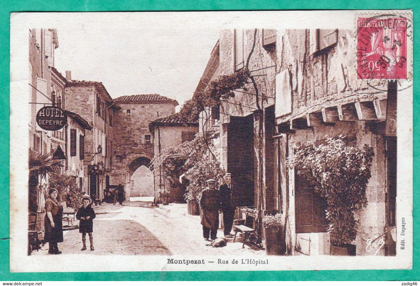 MONTPEZAT - RUE DE L'HOPITAL - Montpezat De Quercy