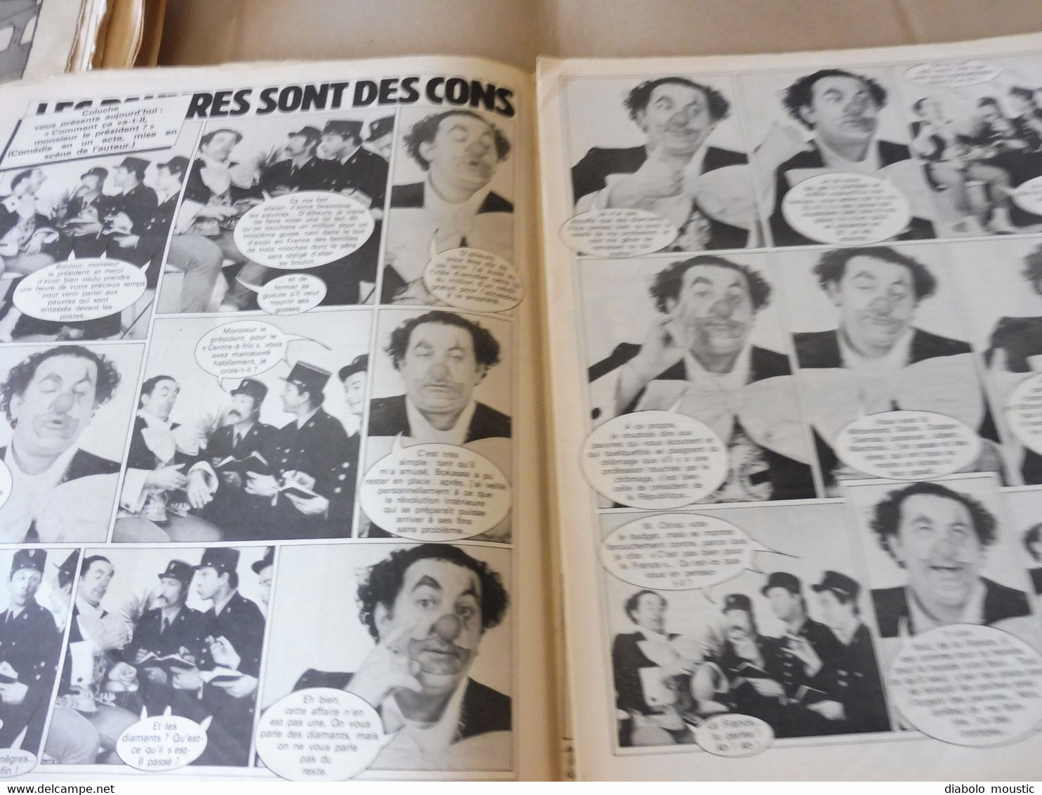 1978 La GAUCHE MORIBONDE.....; Coluche ...........Etc  (Charlie Hebdo) - Humor