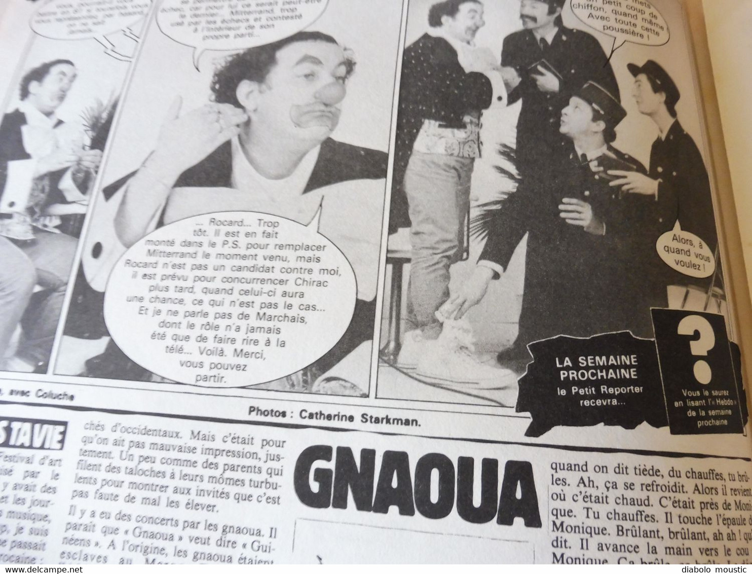 1978 La GAUCHE MORIBONDE.....; Coluche ...........Etc  (Charlie Hebdo)