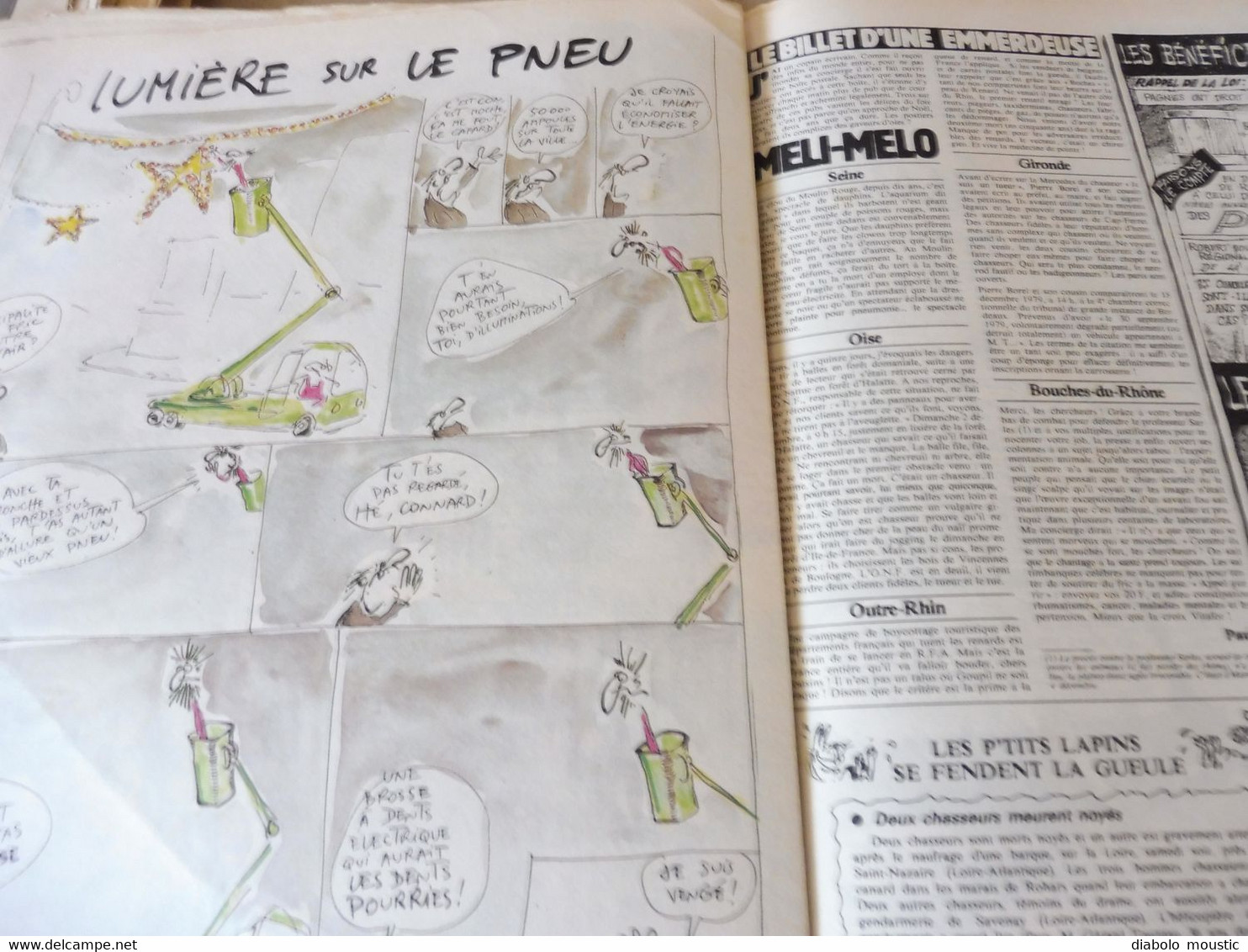 1978 La GAUCHE MORIBONDE.....; Coluche ...........Etc  (Charlie Hebdo)