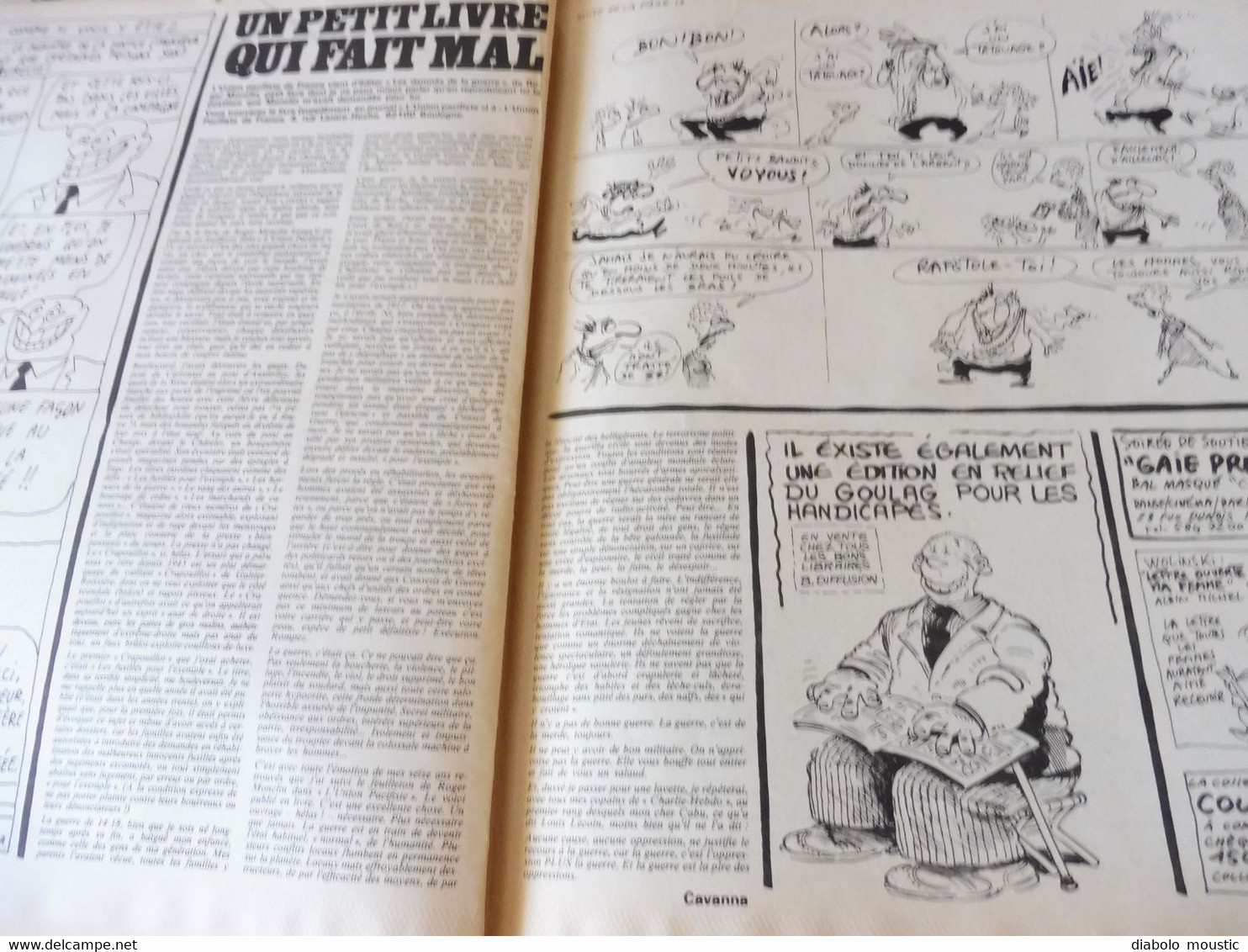 1978 LE BILLET D'UNE EMMERDEUSE..........Etc  (Charlie Hebdo)