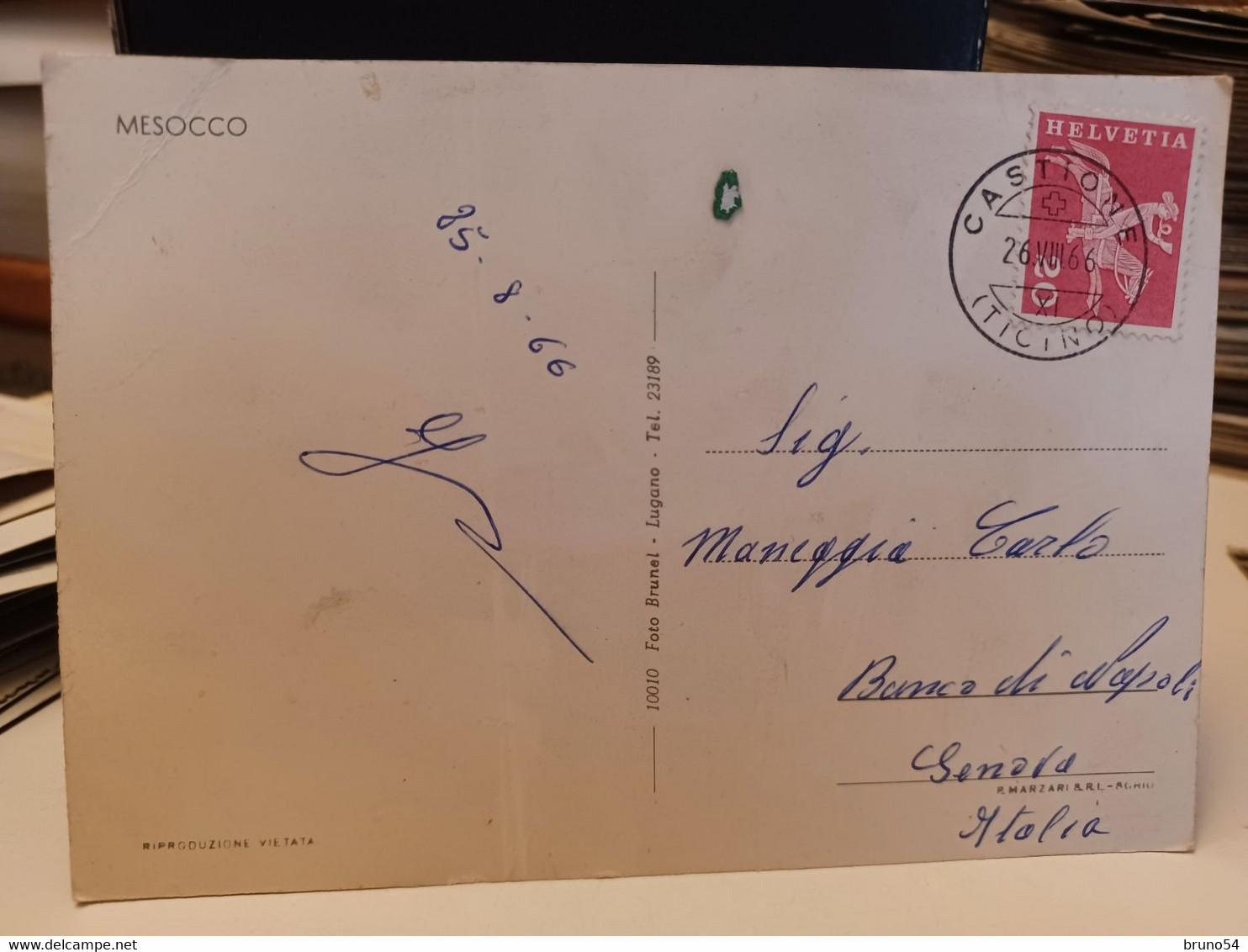 Cartolina Mesocco 1966 - Mesocco