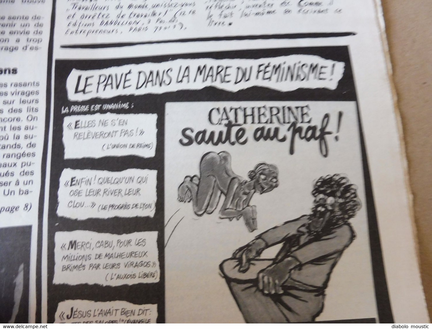 1978 Le Pavé Dans La Mare Du Féminisme  ..........Etc  (Charlie Hebdo) - Humor