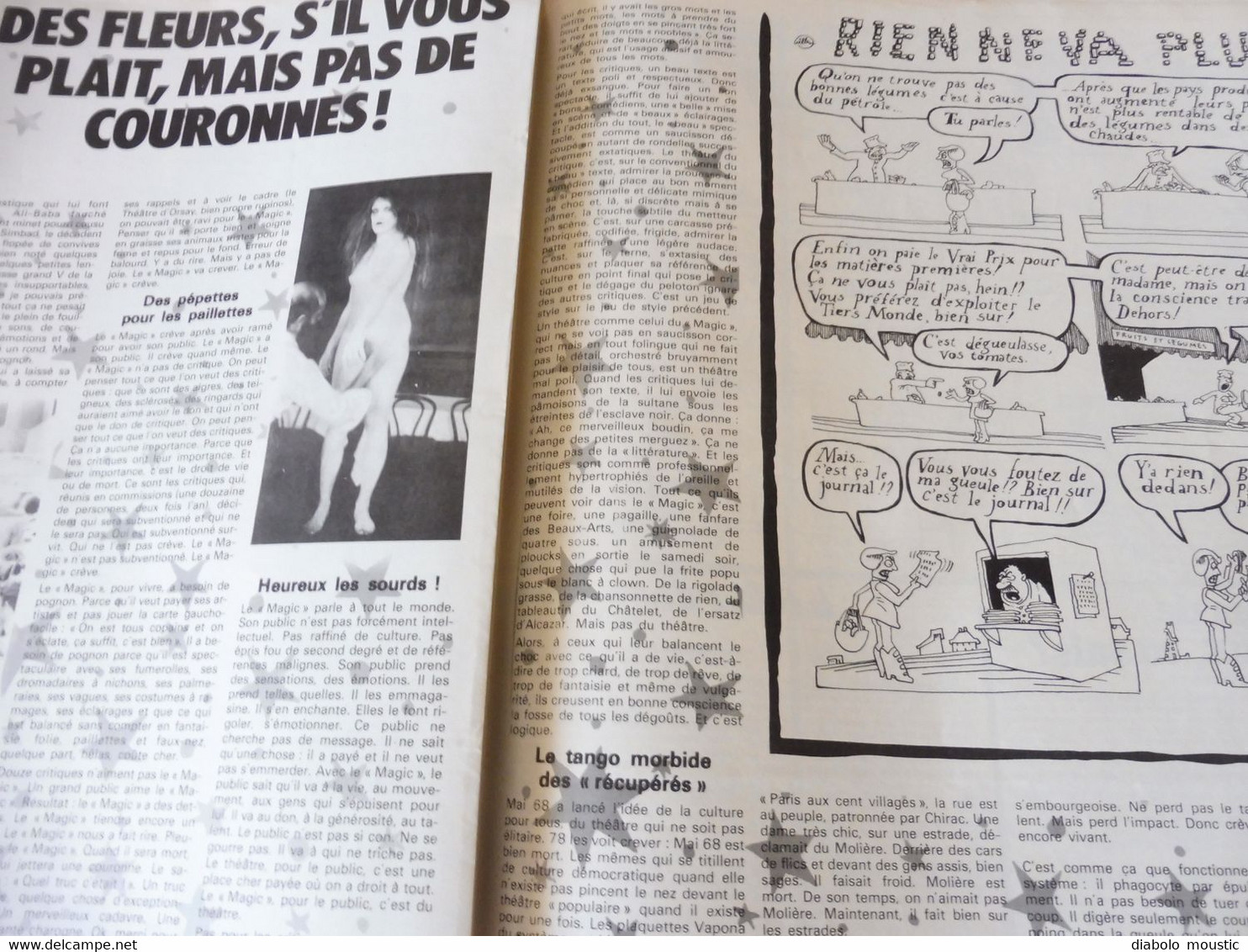 1978 Le pavé dans la mare du féminisme  ..........Etc  (Charlie Hebdo)