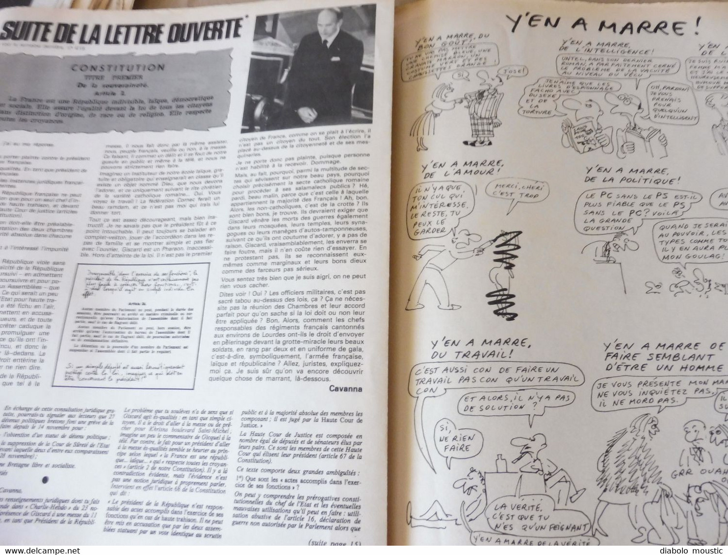 1978 LES PAYSANS DU LARZAC  ..........Etc  (Charlie Hebdo)