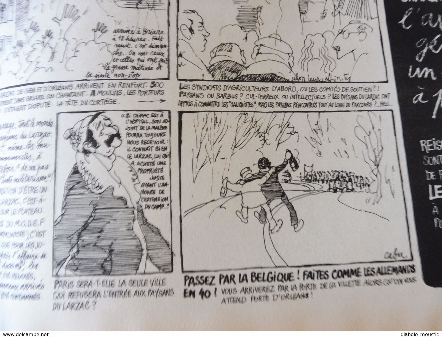 1978 LES PAYSANS DU LARZAC  ..........Etc  (Charlie Hebdo)