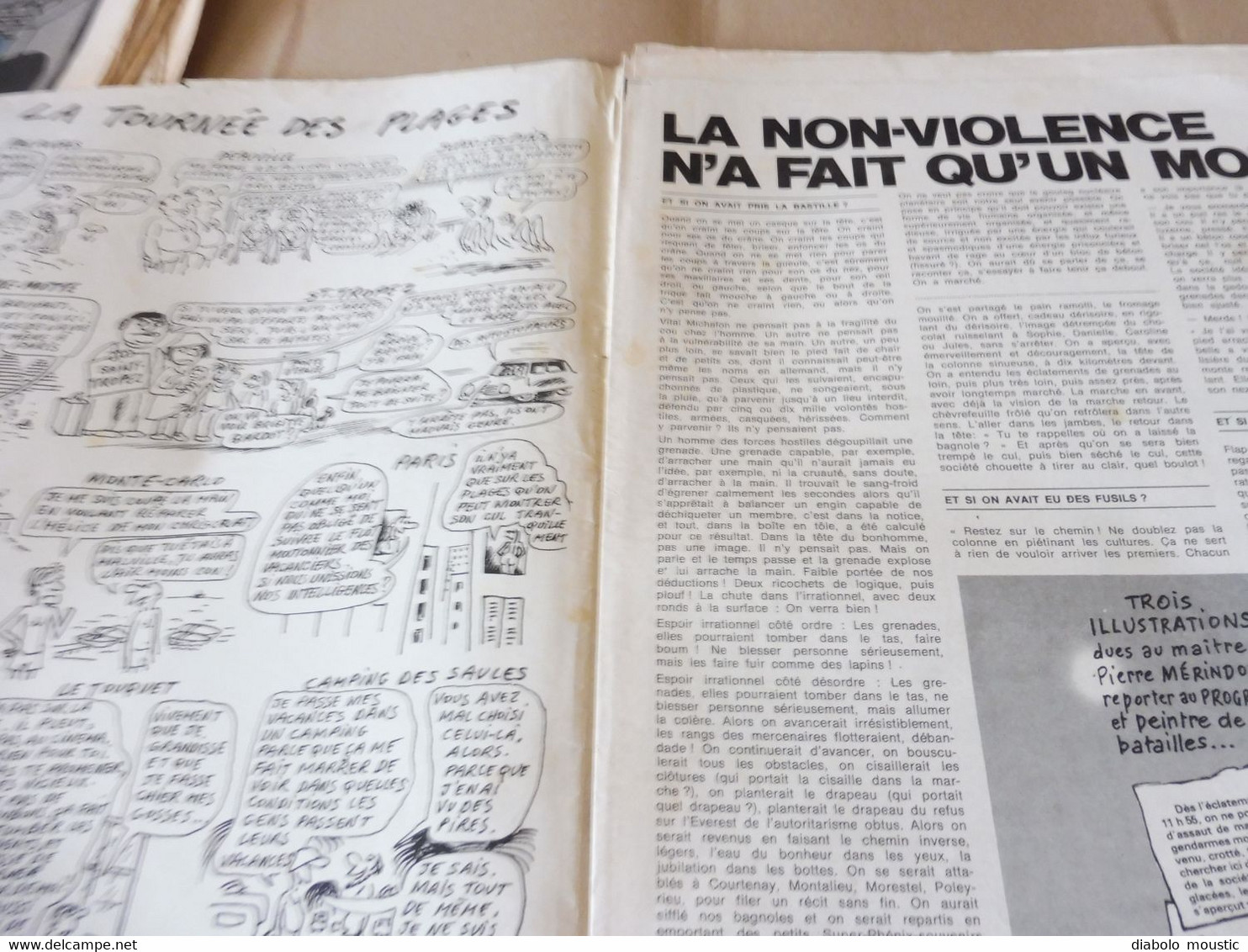 1978 LE NUCLEAIRE OU L'ÂGE DE PIERRE .........Etc  (Charlie Hebdo) - Humor