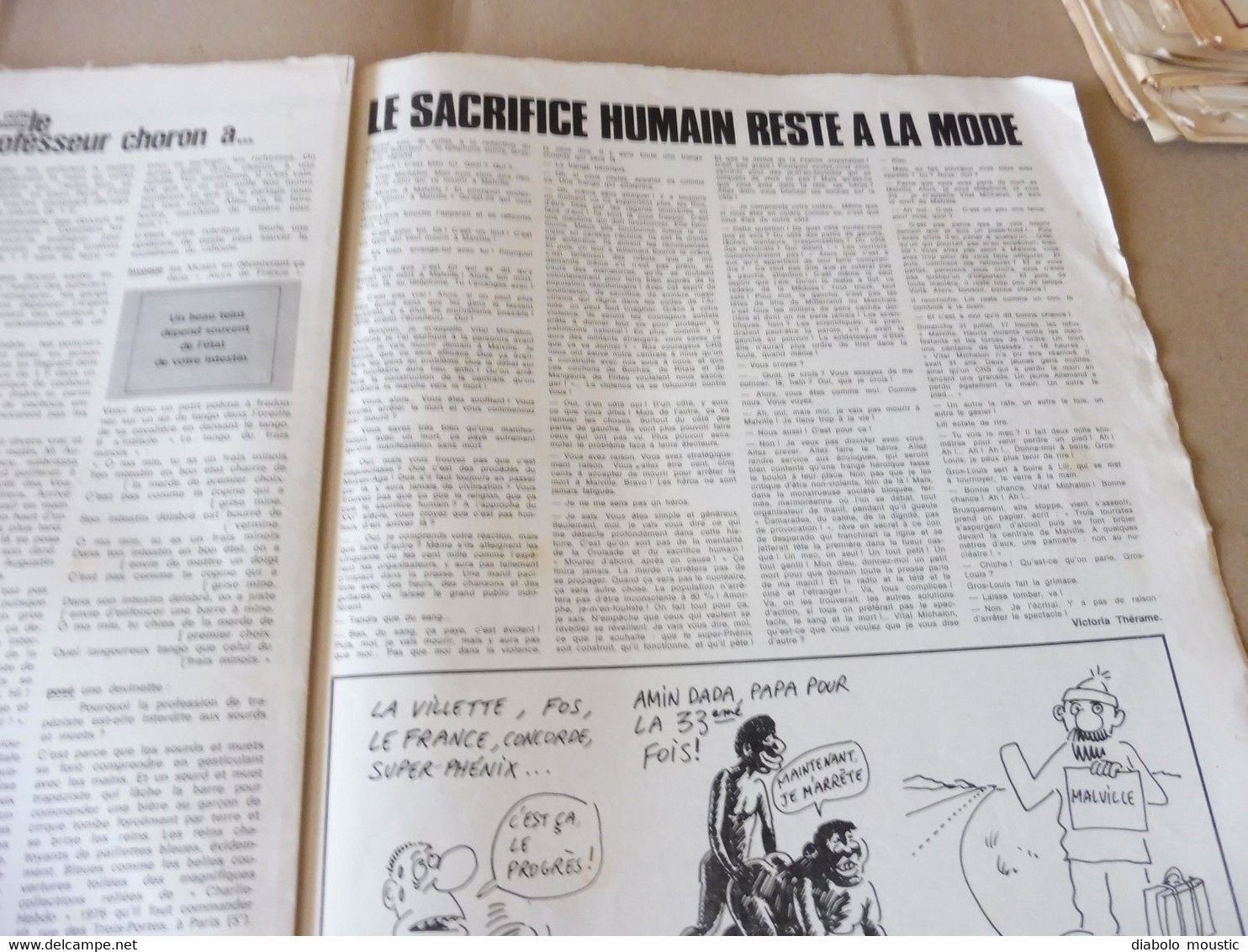 1978 LE NUCLEAIRE OU L'ÂGE DE PIERRE .........Etc  (Charlie Hebdo)