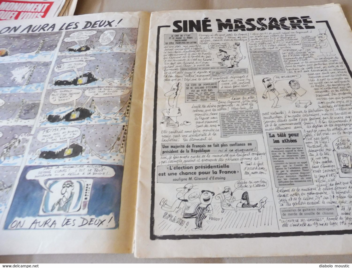 1978 COLUCHE - HEBDO....Trésor Tropical .....Etc  (Charlie Hebdo) - Humour