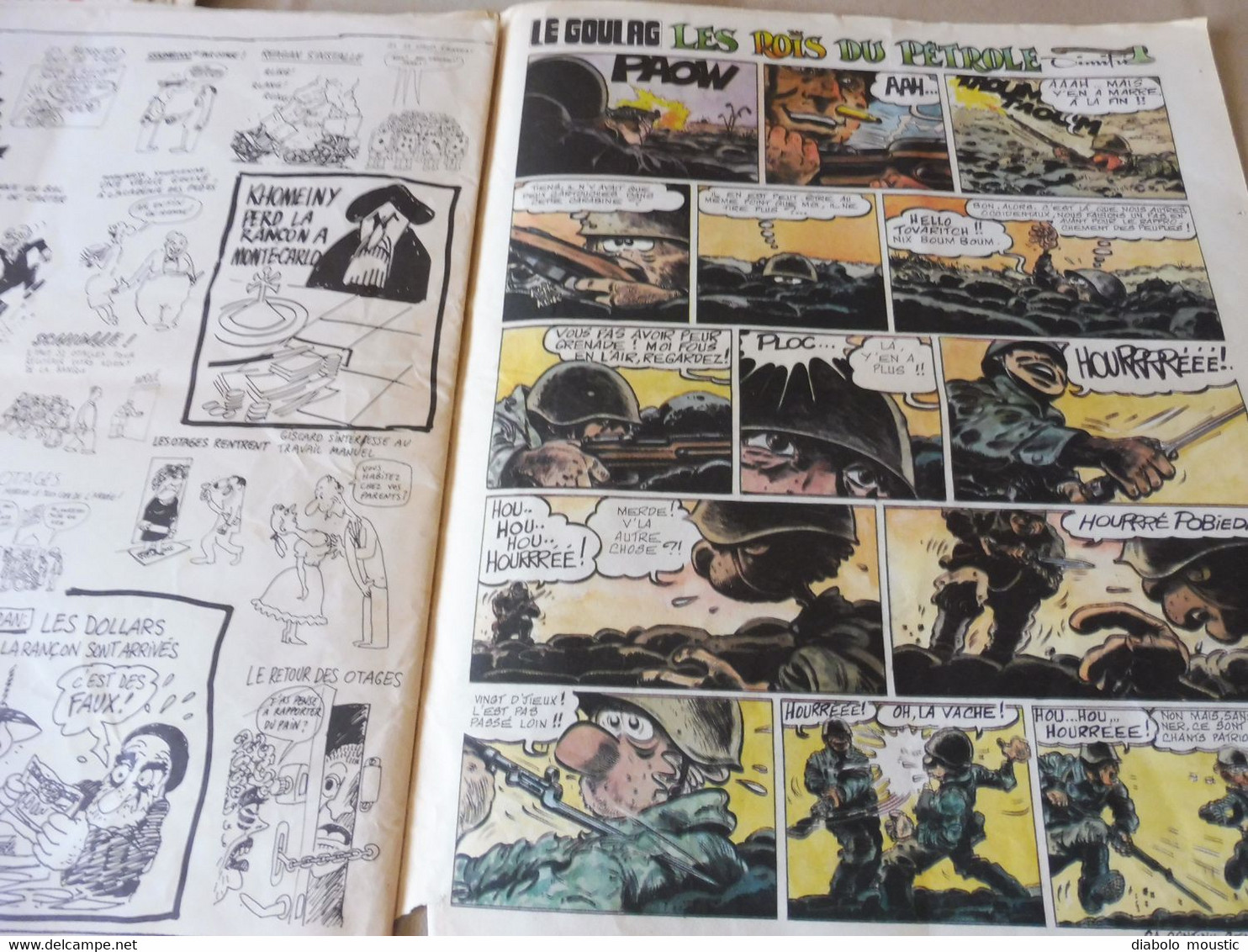 1978 COLUCHE - HEBDO....Trésor tropical .....Etc  (Charlie Hebdo)