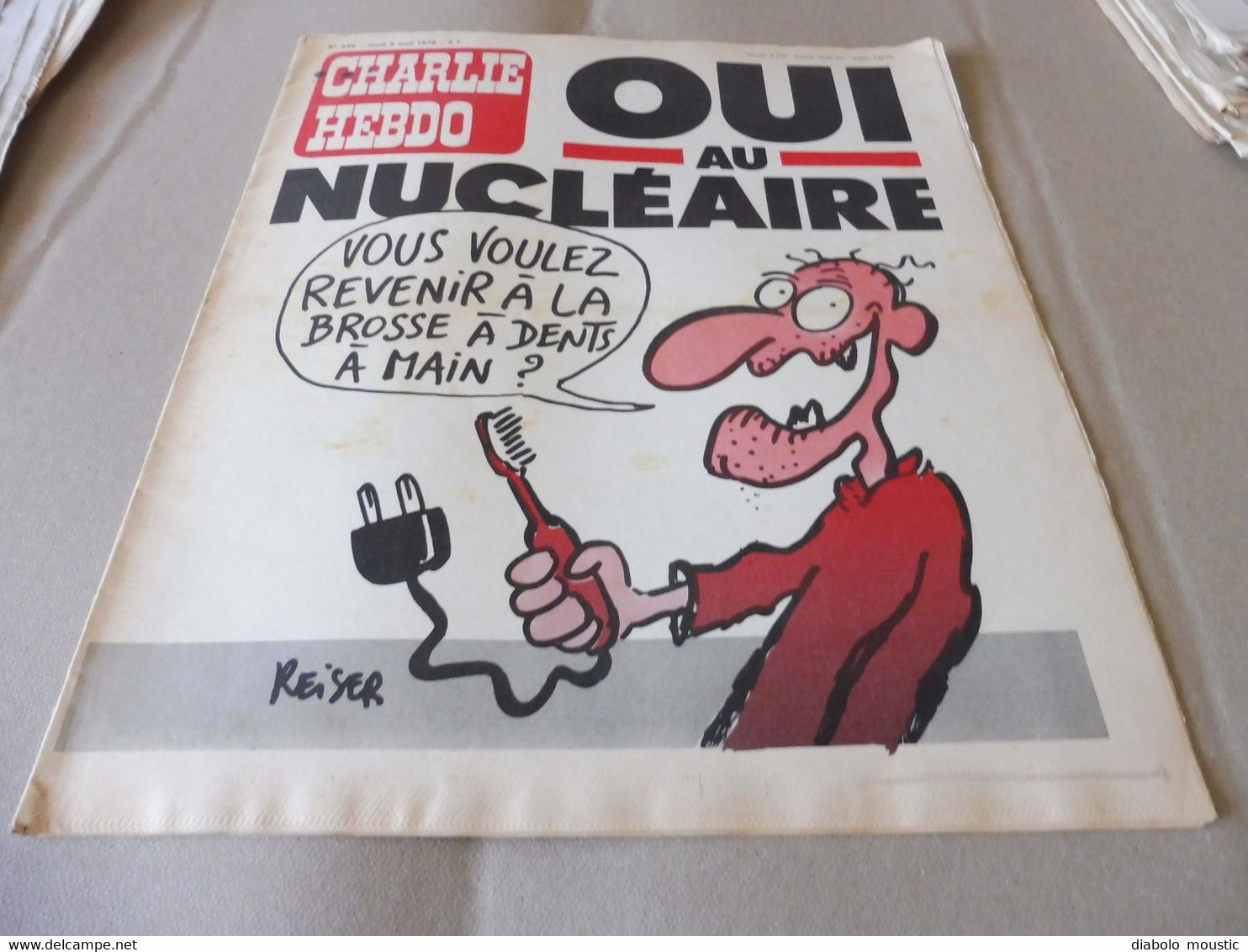 1978  OUI AU NUCLEAIRE  ...........Etc  (Charlie Hebdo) - Humour