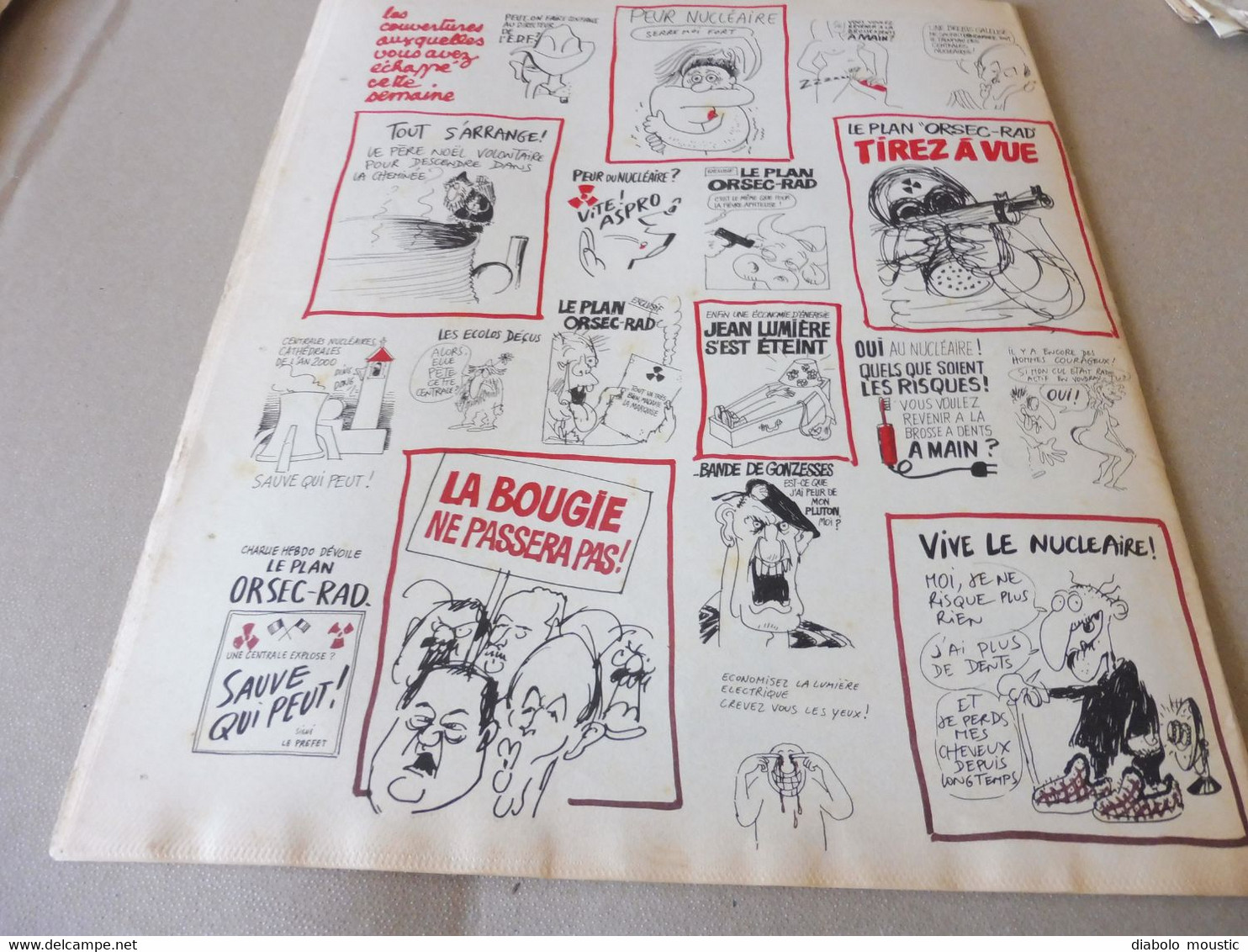 1978  OUI AU NUCLEAIRE  ...........Etc  (Charlie Hebdo)