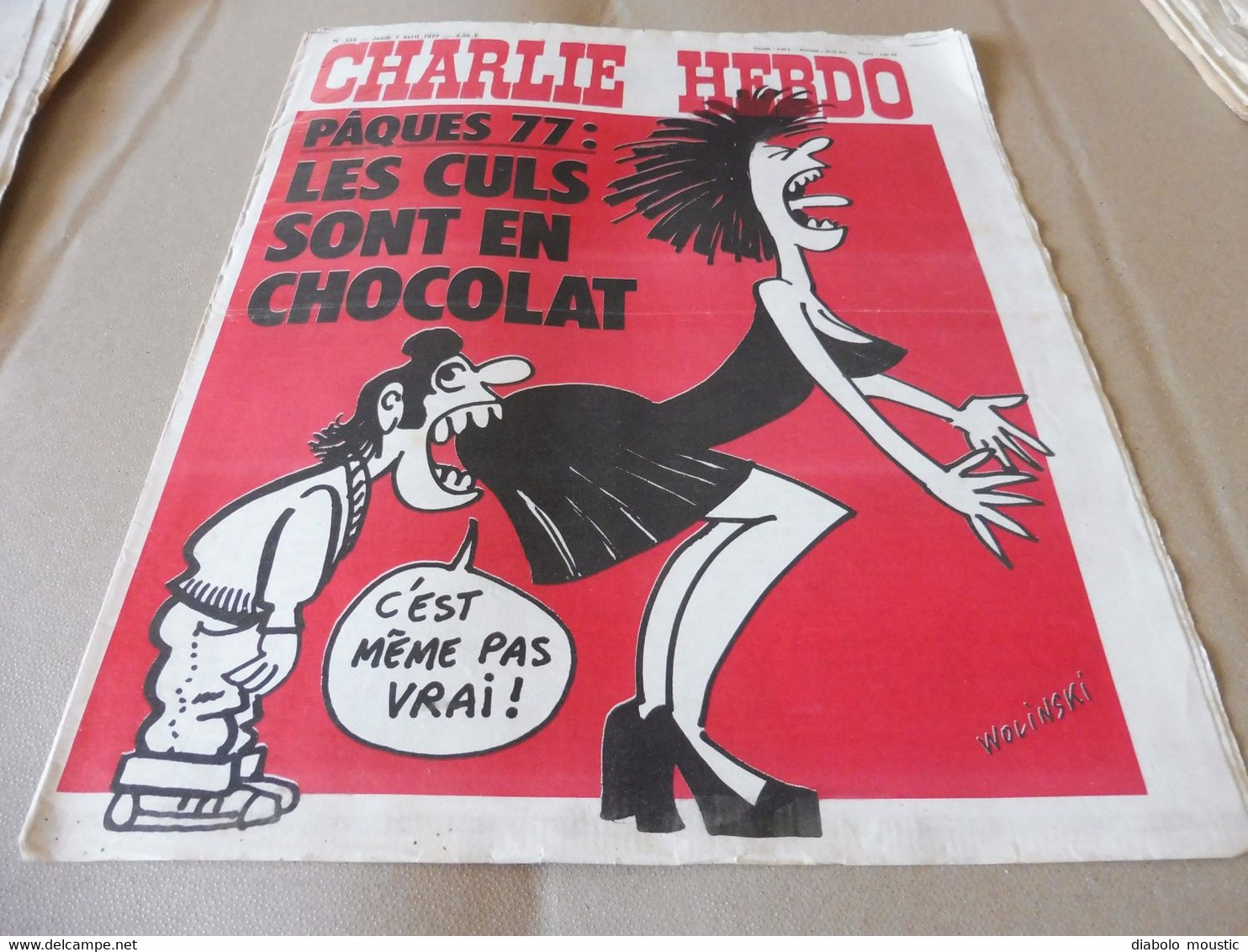 1978  LES CULS SONT AU CHOCOLAT  ...........Etc  (Charlie Hebdo) - Humour