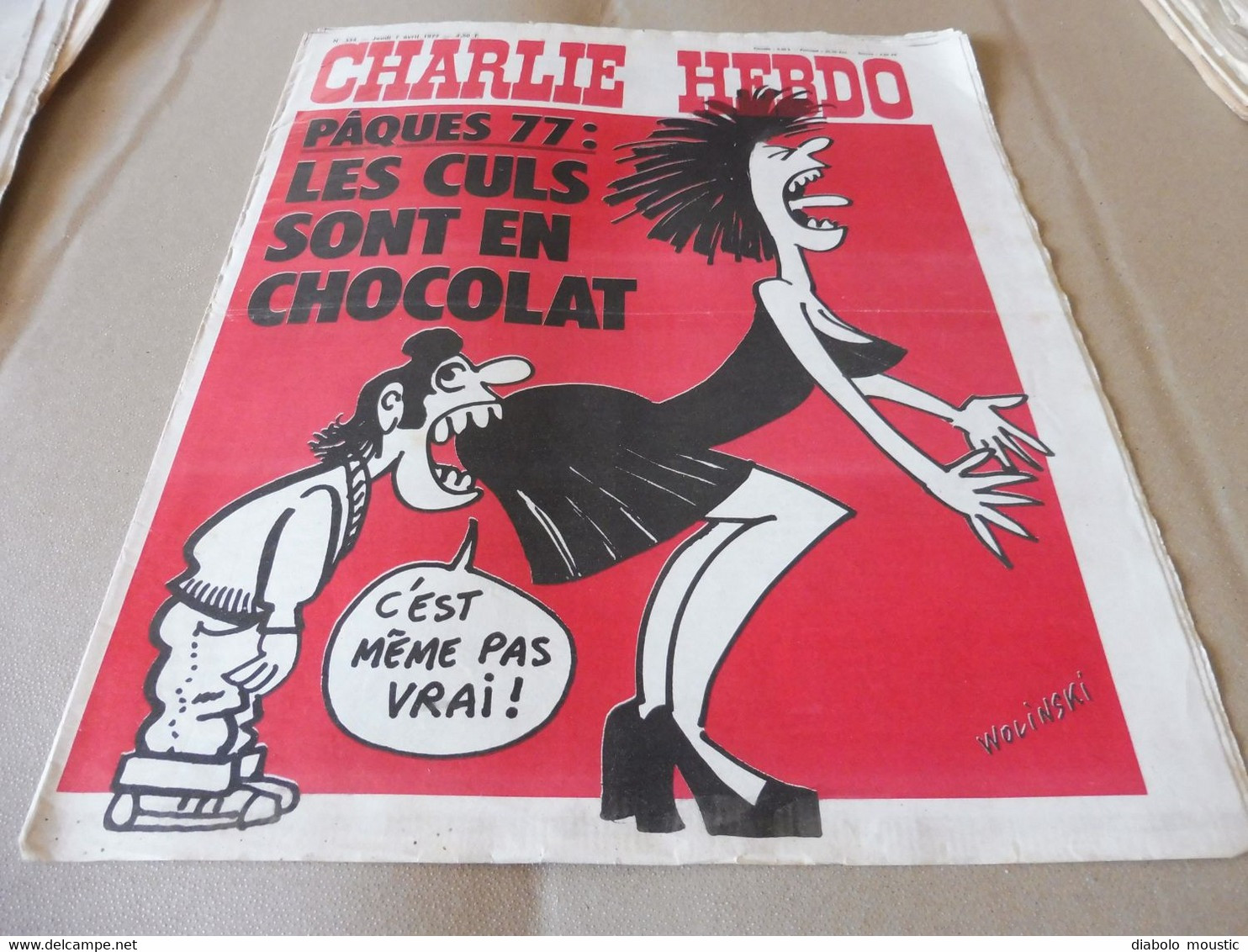 1978  LES CULS SONT AU CHOCOLAT  ...........Etc  (Charlie Hebdo) - Humor
