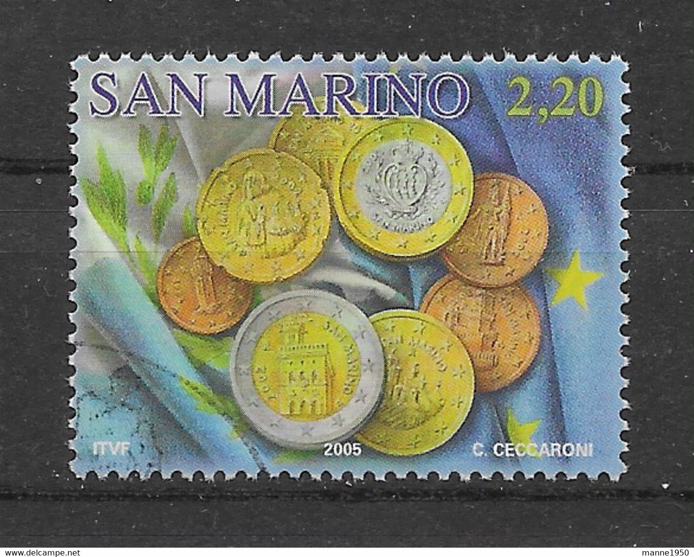 San Marino 2005 Münzen Mi.Nr. 2209 Gestempelt - Oblitérés