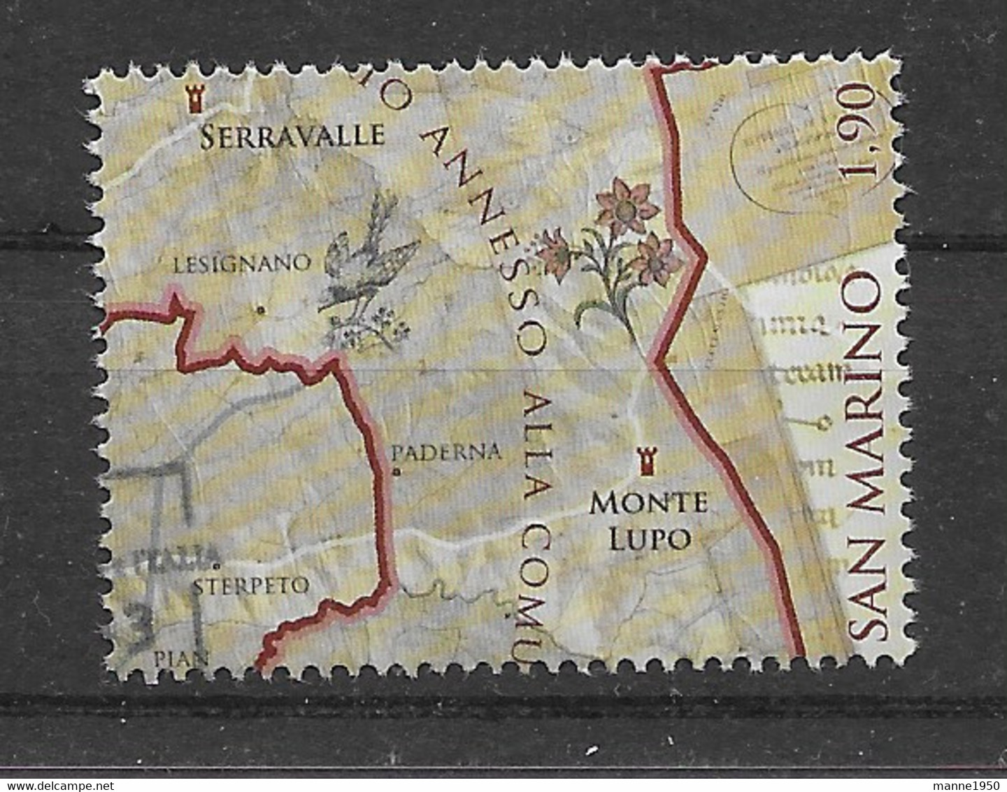 San Marino 2013 Landkarte Mi.Nr. 2565 Gestempelt - Gebruikt