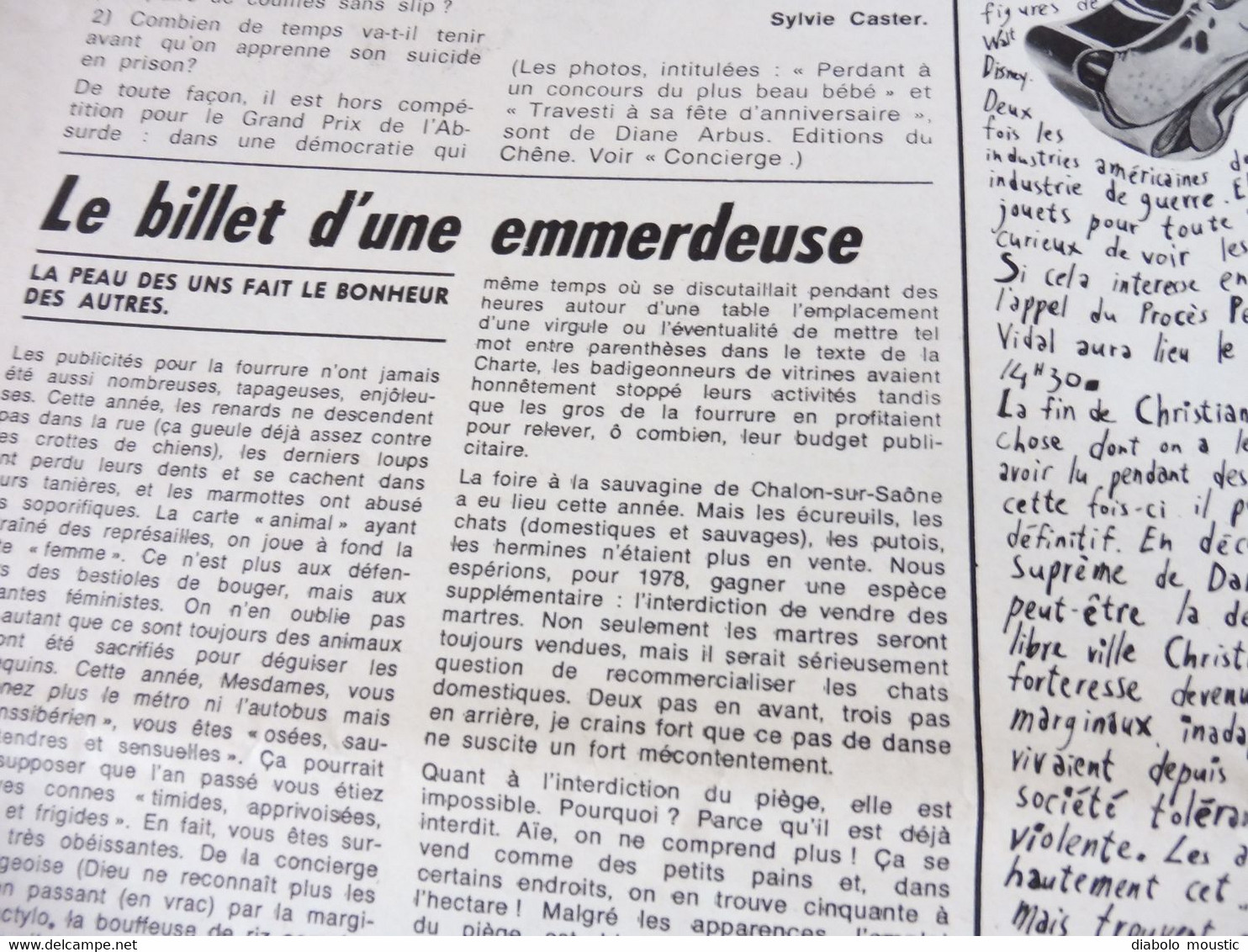 1978  ÉGOÛTS ROUGES  .......LE GOULAG EN FRANCE ....Etc  (Charlie Hebdo)