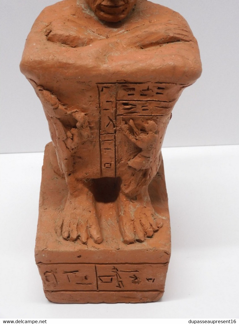 *STATUE TERRE CUITE PETAMENOPHIS N°2/2000 Inspirée Par Osiris KARNAK CAIRE    E - Other & Unclassified