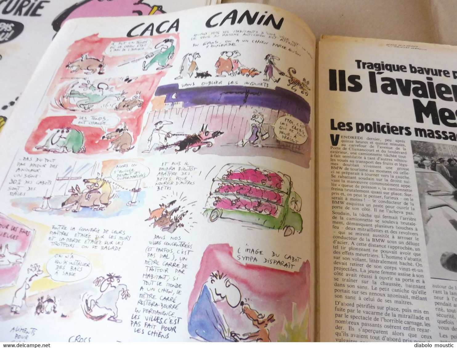 1978   UNE REPUBLIQUE A TÊTE DE MORT  ....Etc  (Charlie Hebdo) - Humor