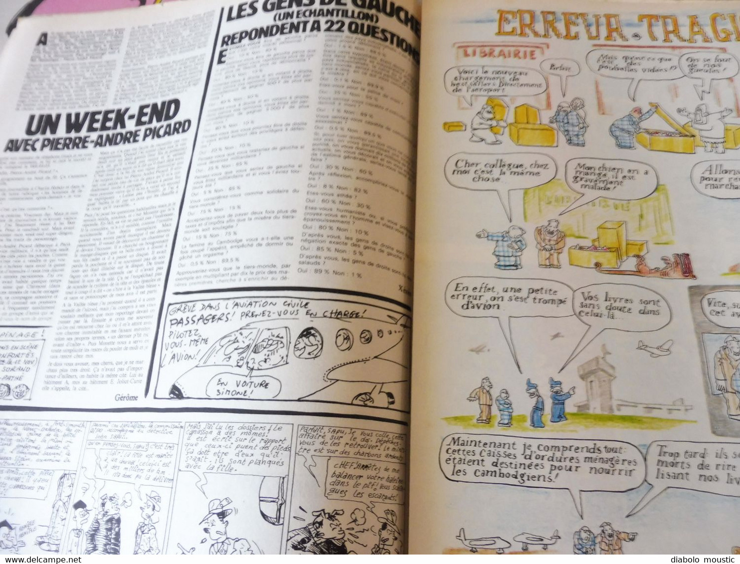 1978   UNE REPUBLIQUE A TÊTE DE MORT  ....Etc  (Charlie Hebdo)