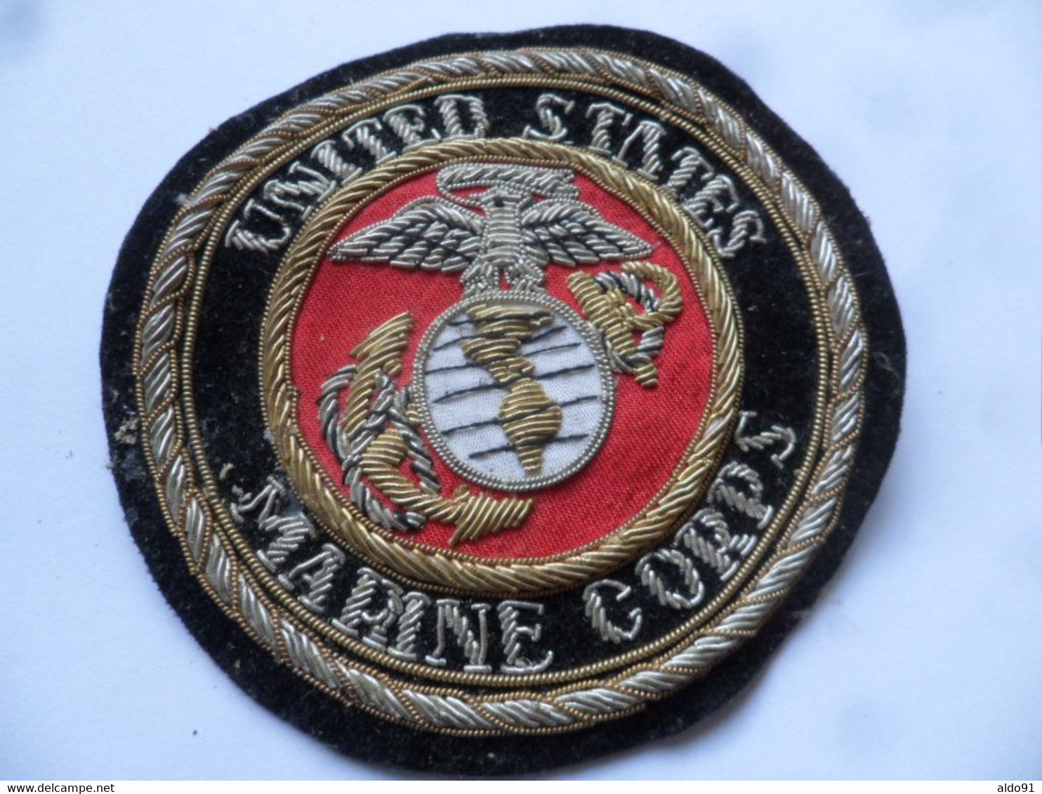 (Militaria - Insigne Tissu Et Cannetille....) -  UNITED STATES  -  MARINE CORPS  ............voir Scans - Patches