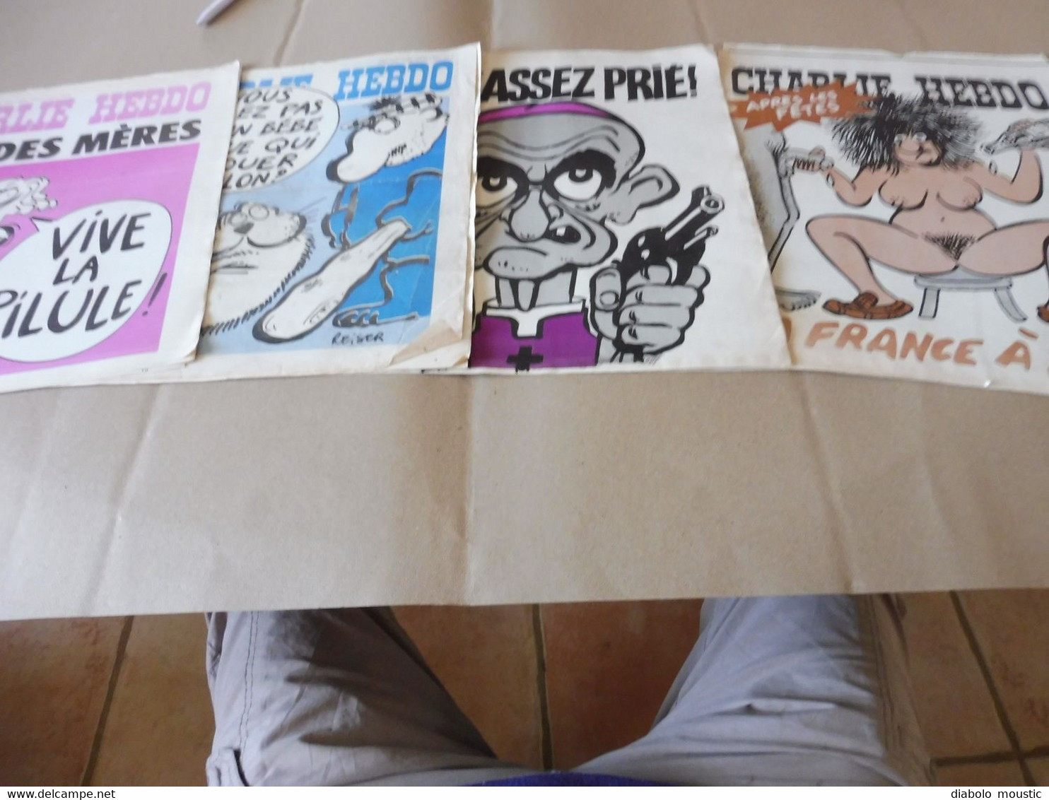 1978  Lot De 4 Revues Incomplètes  ( Pour Les COUVERTURES) ....Etc  (Charlie Hebdo) - Humour