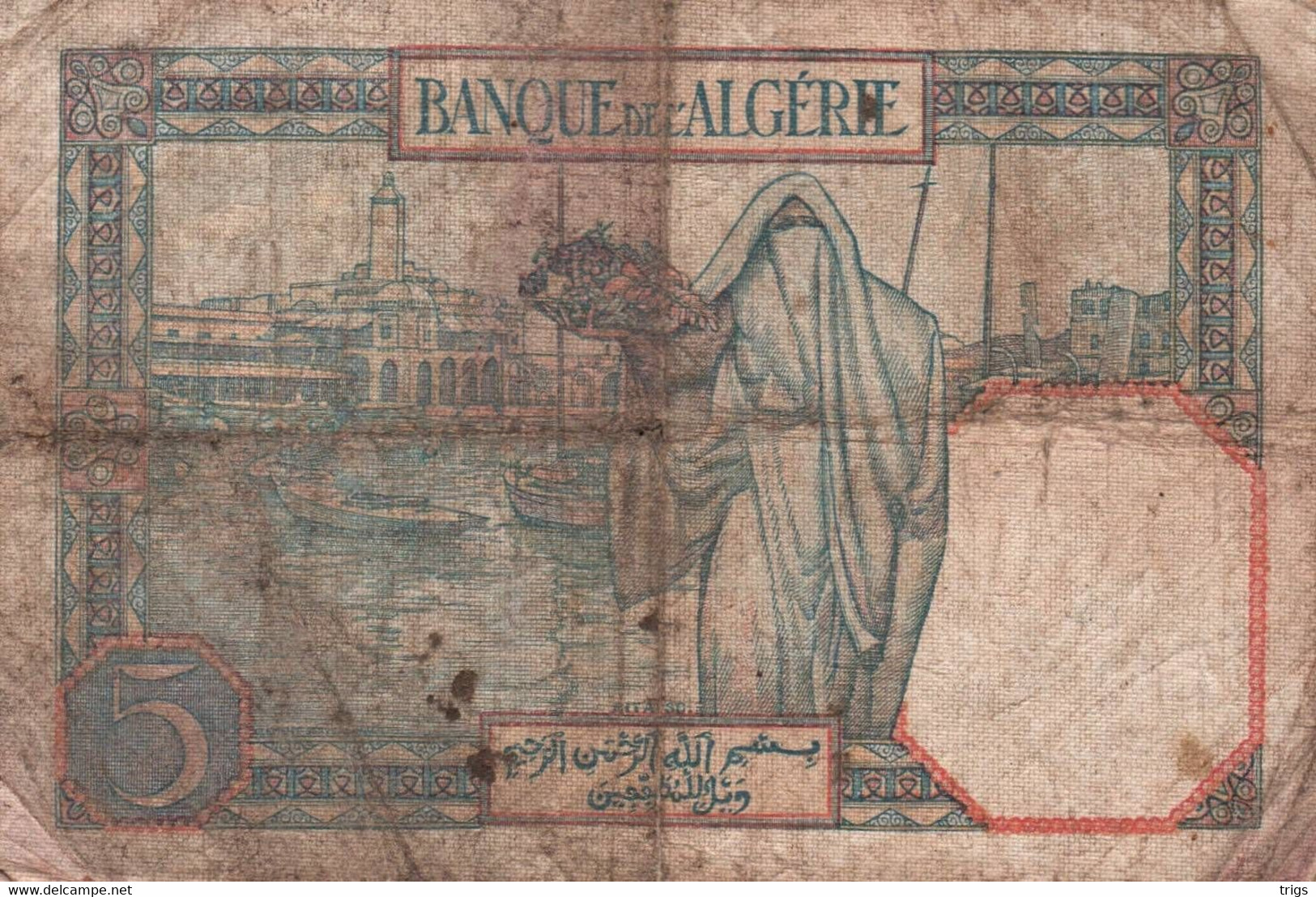 Algerije - 5 Francs - Algeria